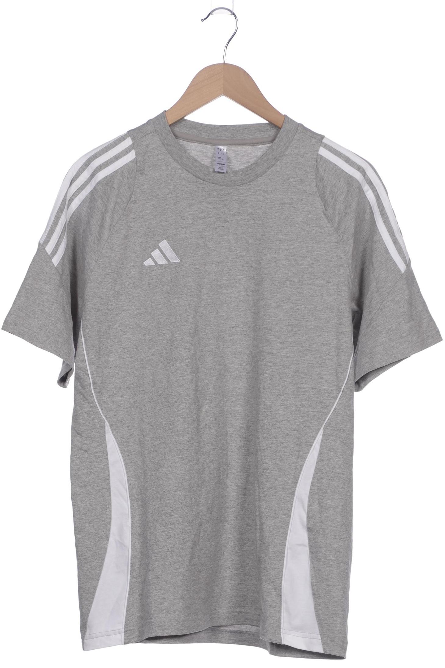 

adidas Herren T-Shirt, grau, Gr. 48