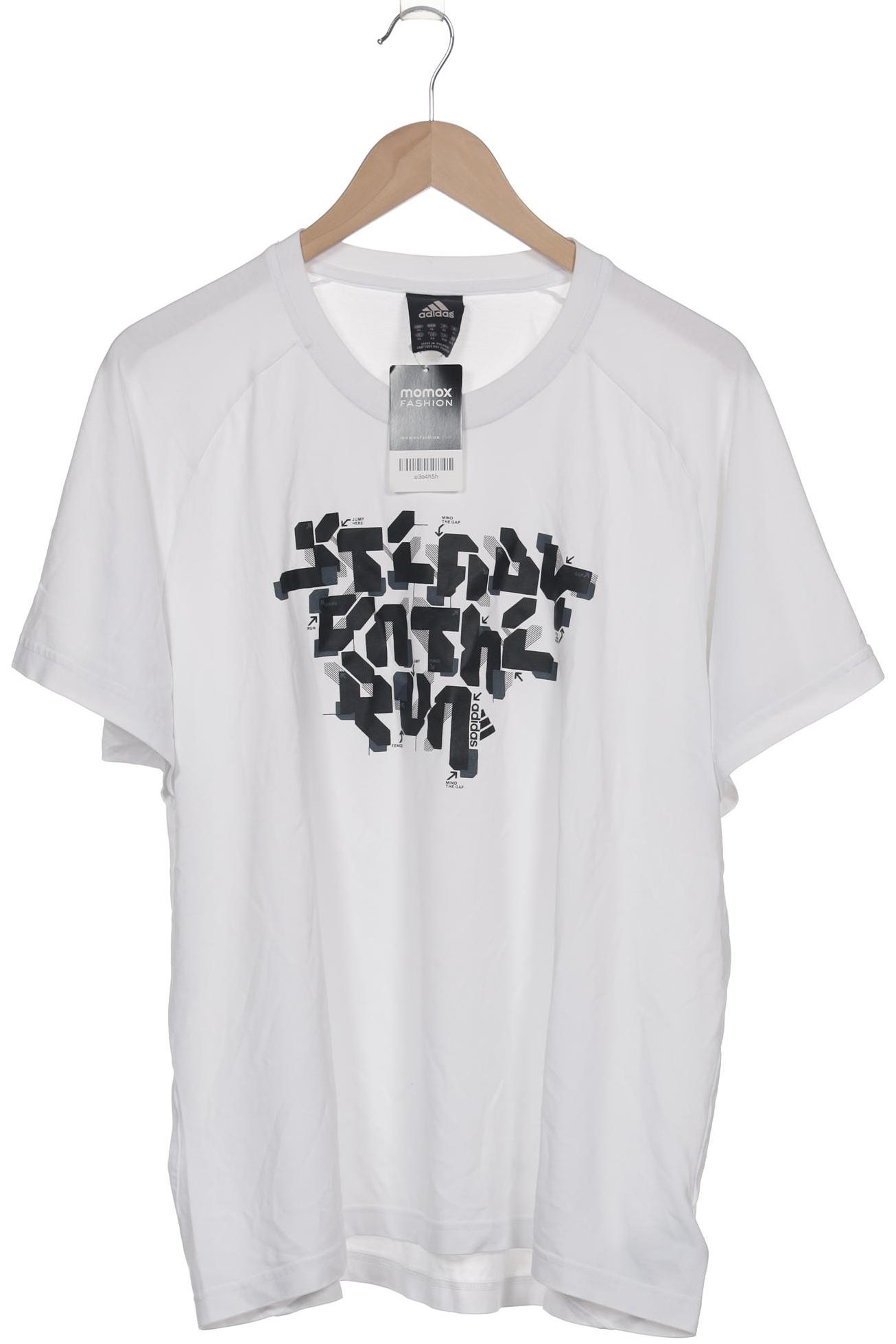 

adidas Herren T-Shirt, weiß, Gr. 54