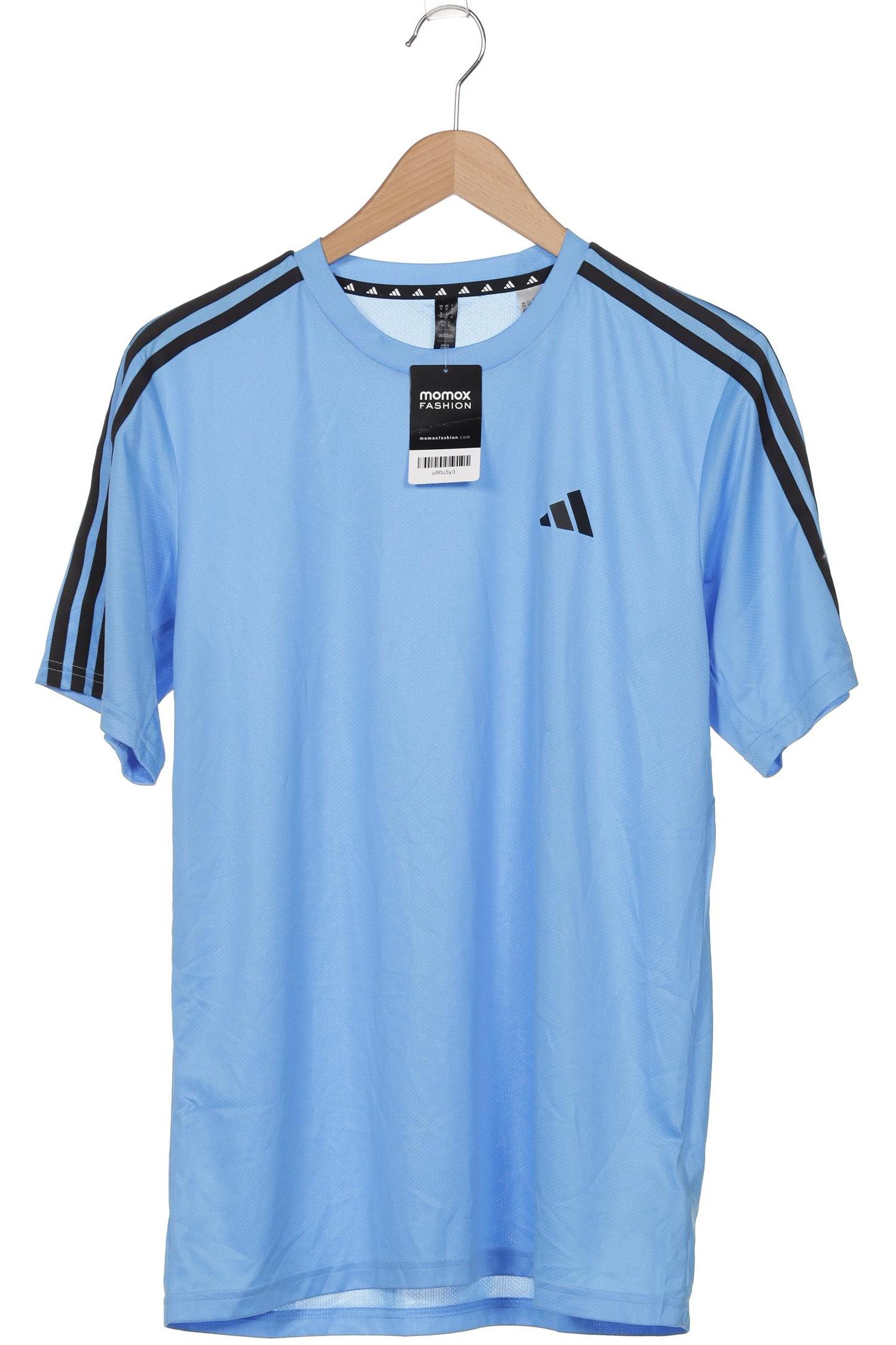 

adidas Herren T-Shirt, blau, Gr. 48