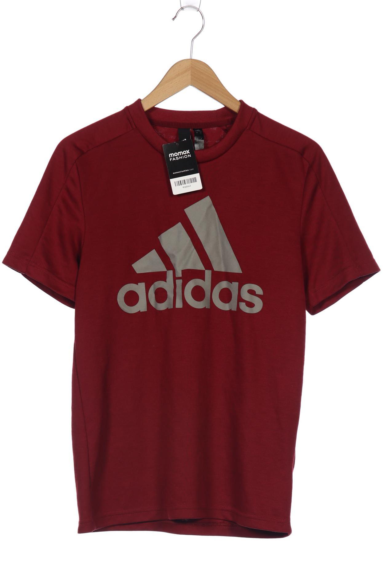 

adidas Herren T-Shirt, bordeaux, Gr. 46