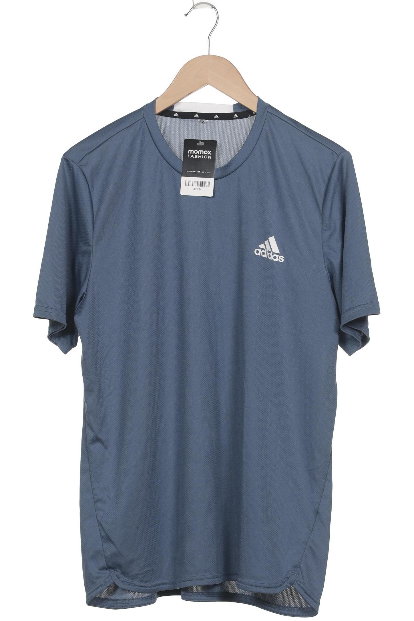

adidas Herren T-Shirt, blau, Gr. 48