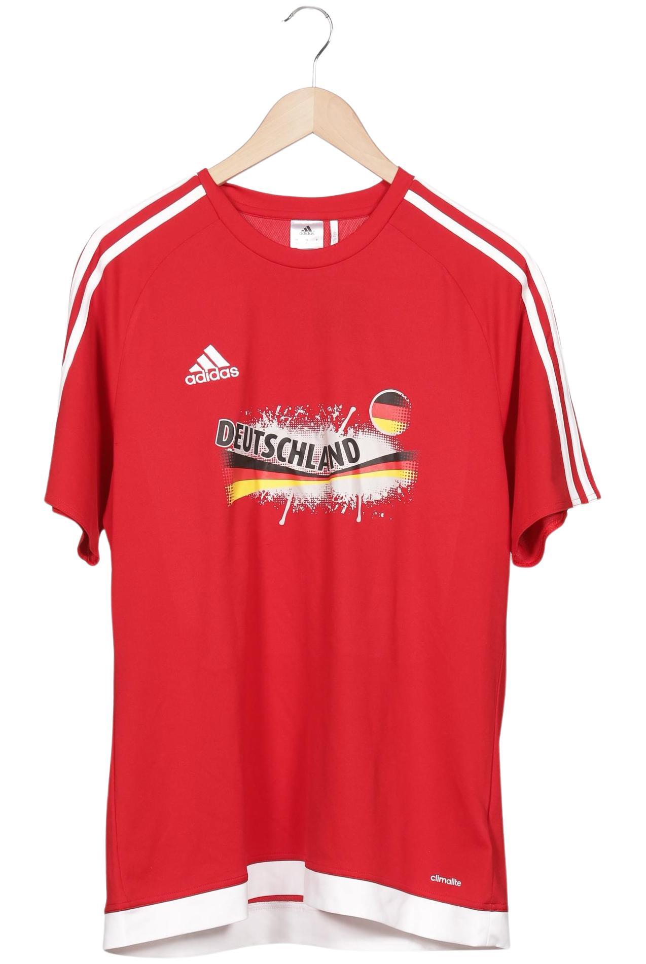 

adidas Herren T-Shirt, rot, Gr. 52
