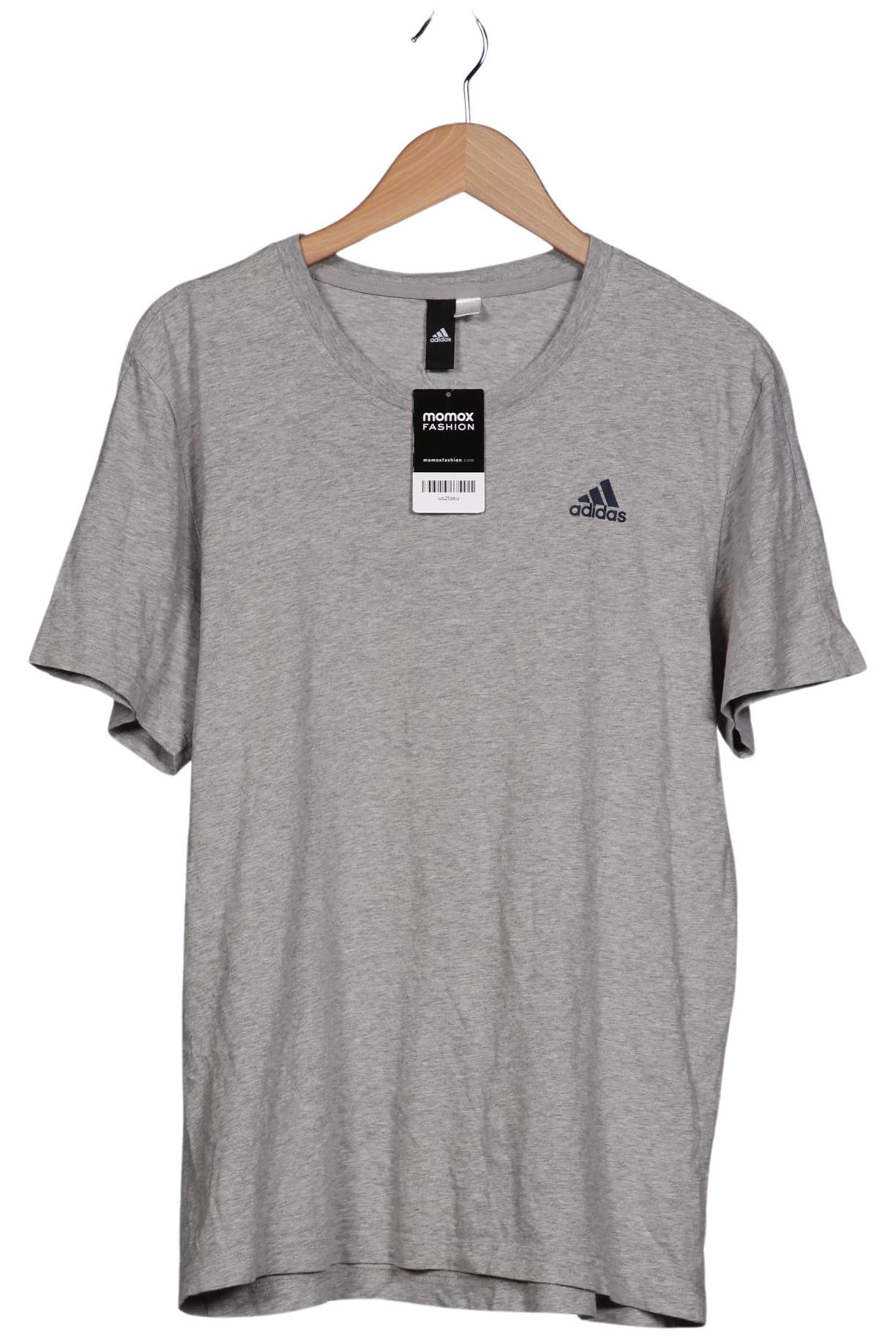 

adidas Herren T-Shirt, grau, Gr. 54