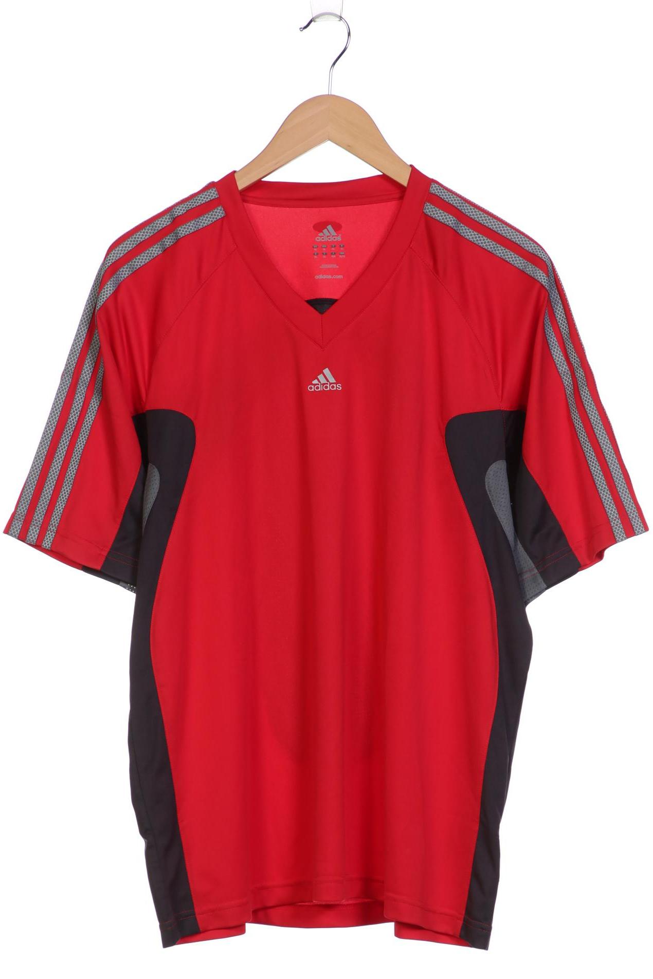 

adidas Herren T-Shirt, rot, Gr. 54