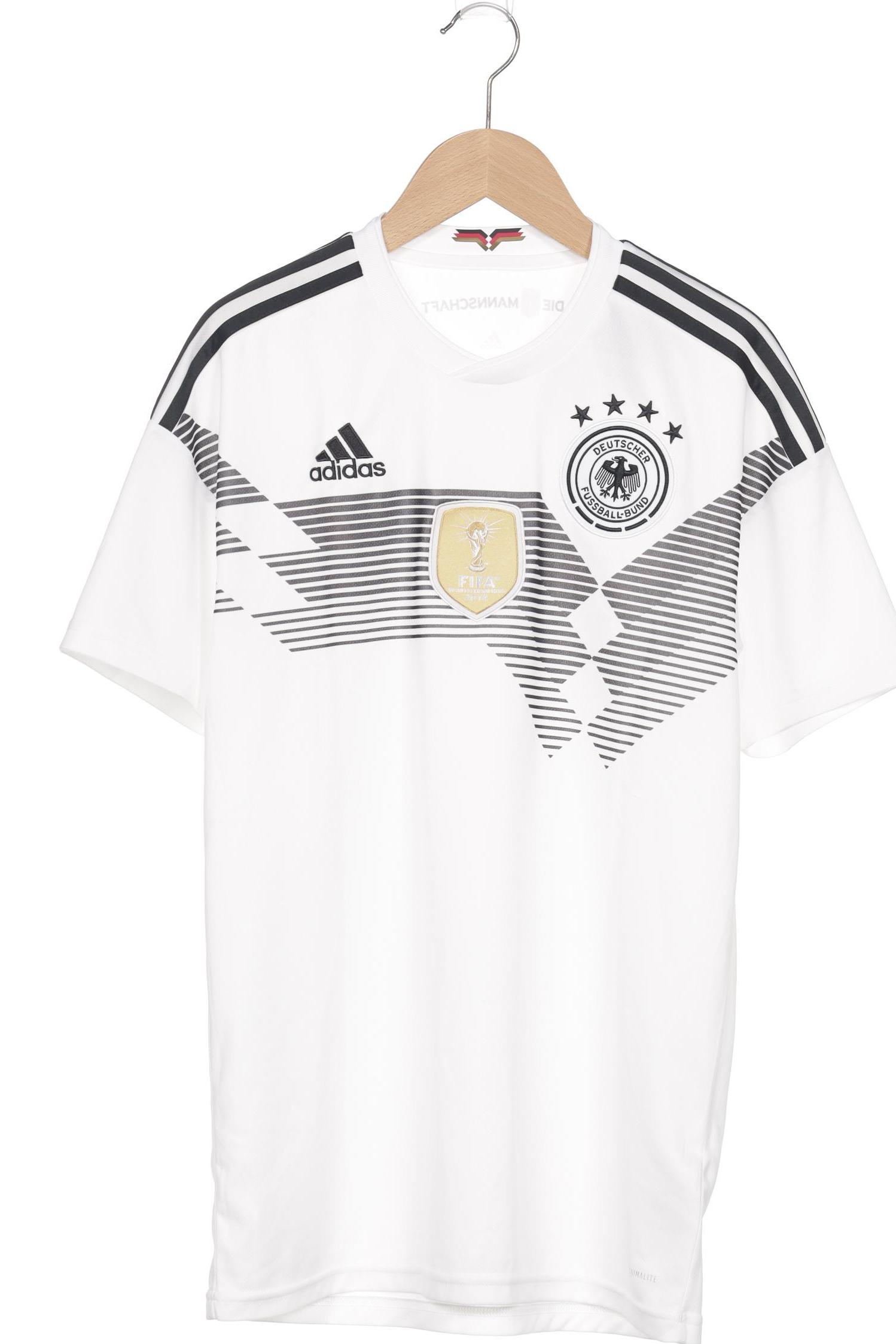 

adidas Herren T-Shirt, weiß, Gr. 46