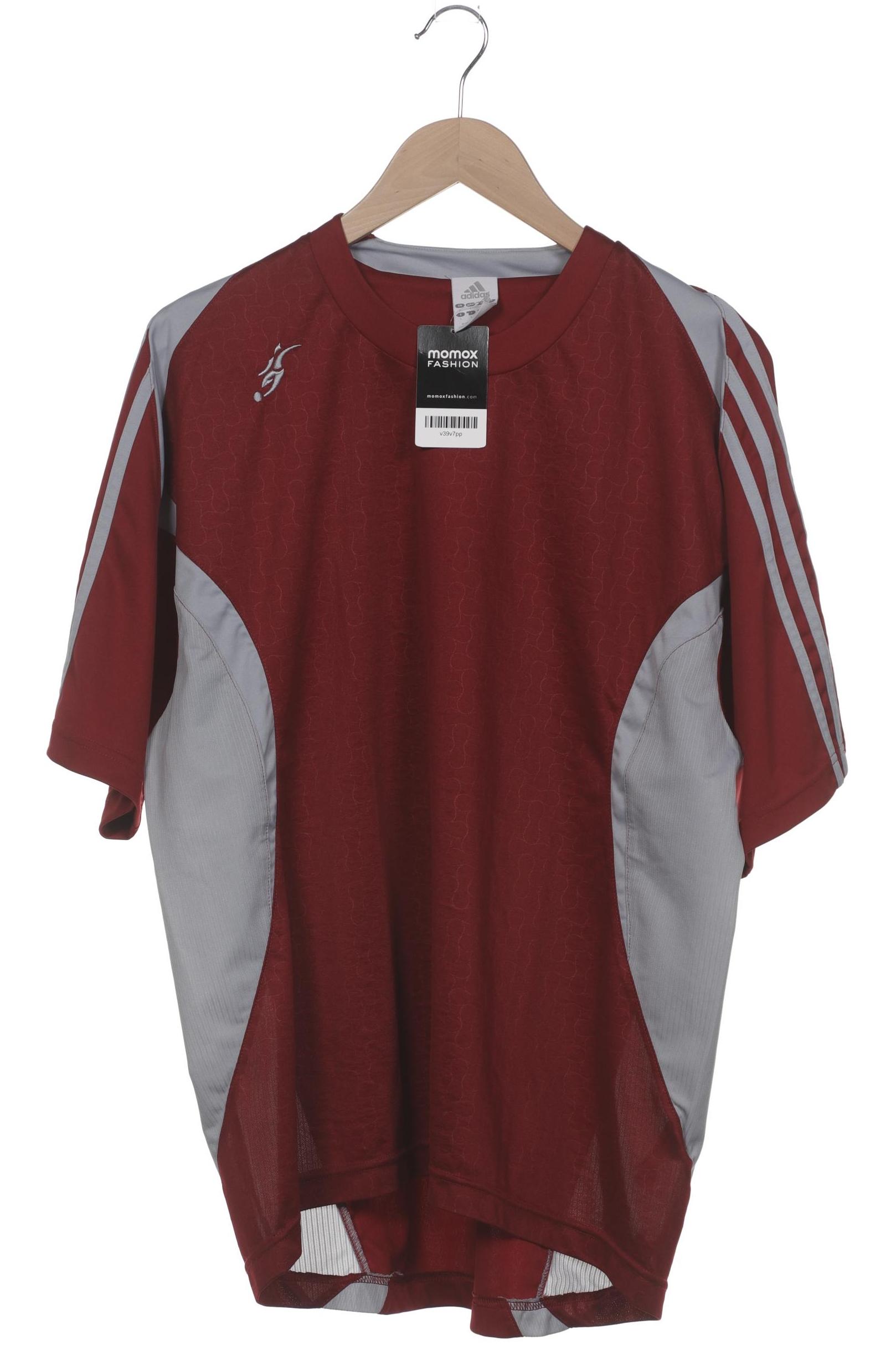 

adidas Herren T-Shirt, bordeaux, Gr. 52