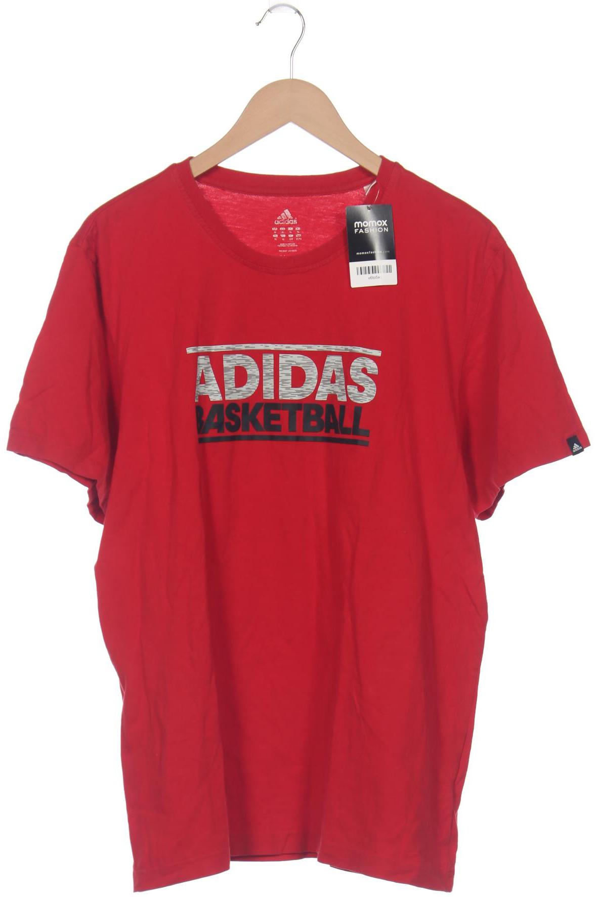 

adidas Herren T-Shirt, rot, Gr. 54
