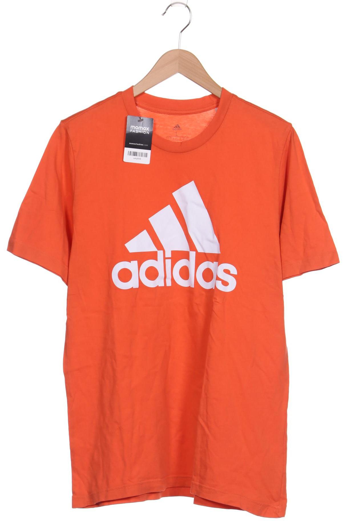 

adidas Herren T-Shirt, orange, Gr. 52