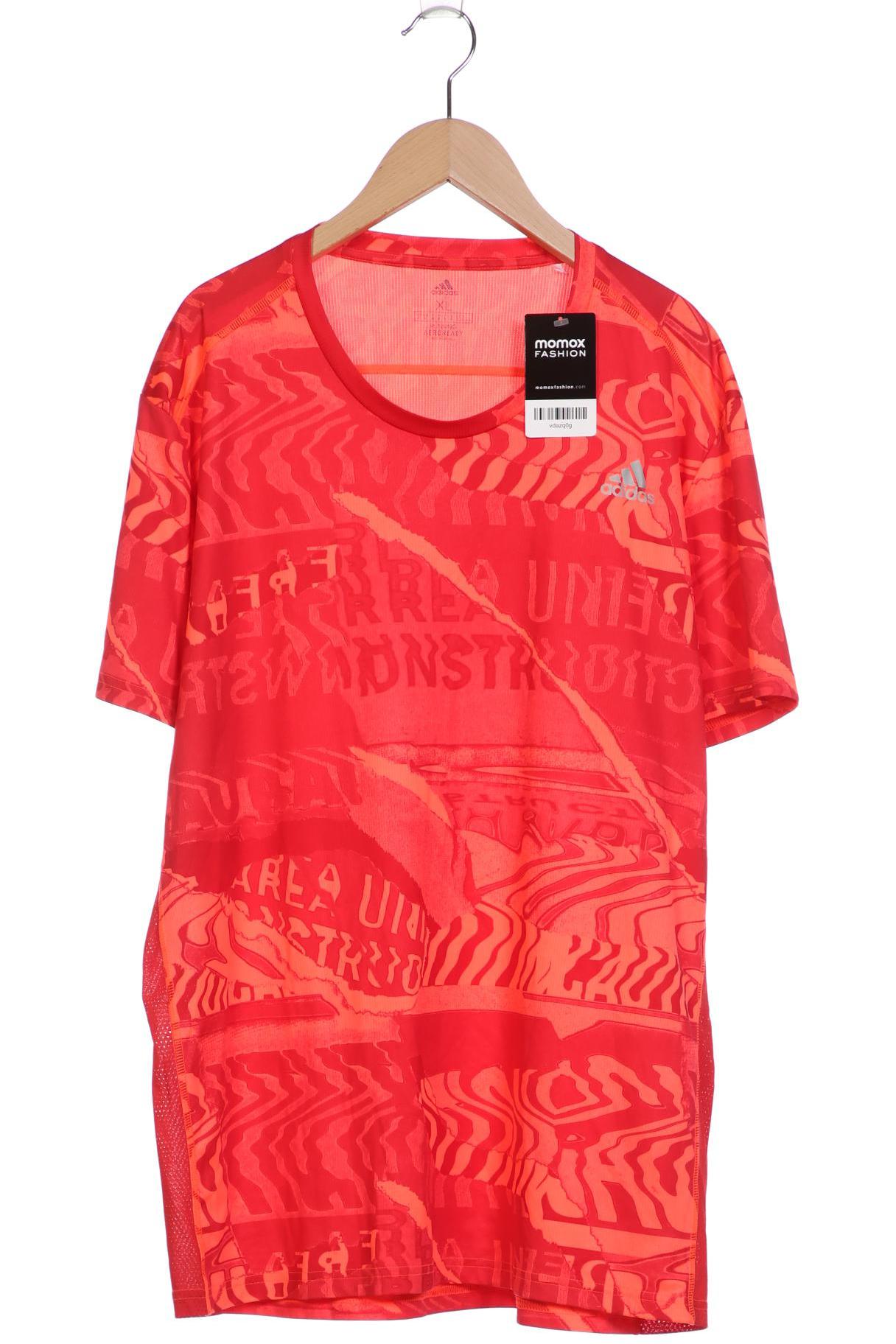 

adidas Herren T-Shirt, rot, Gr. 54
