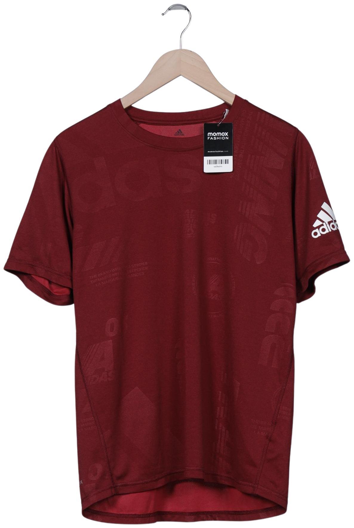 

adidas Herren T-Shirt, bordeaux, Gr. 52