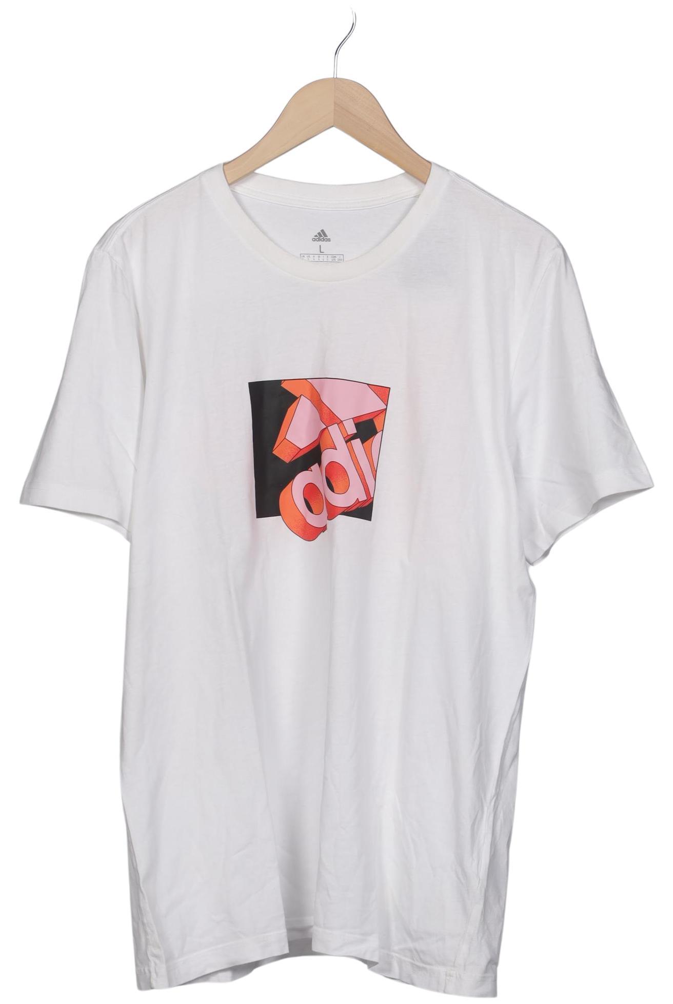 

adidas Herren T-Shirt, weiß, Gr. 52