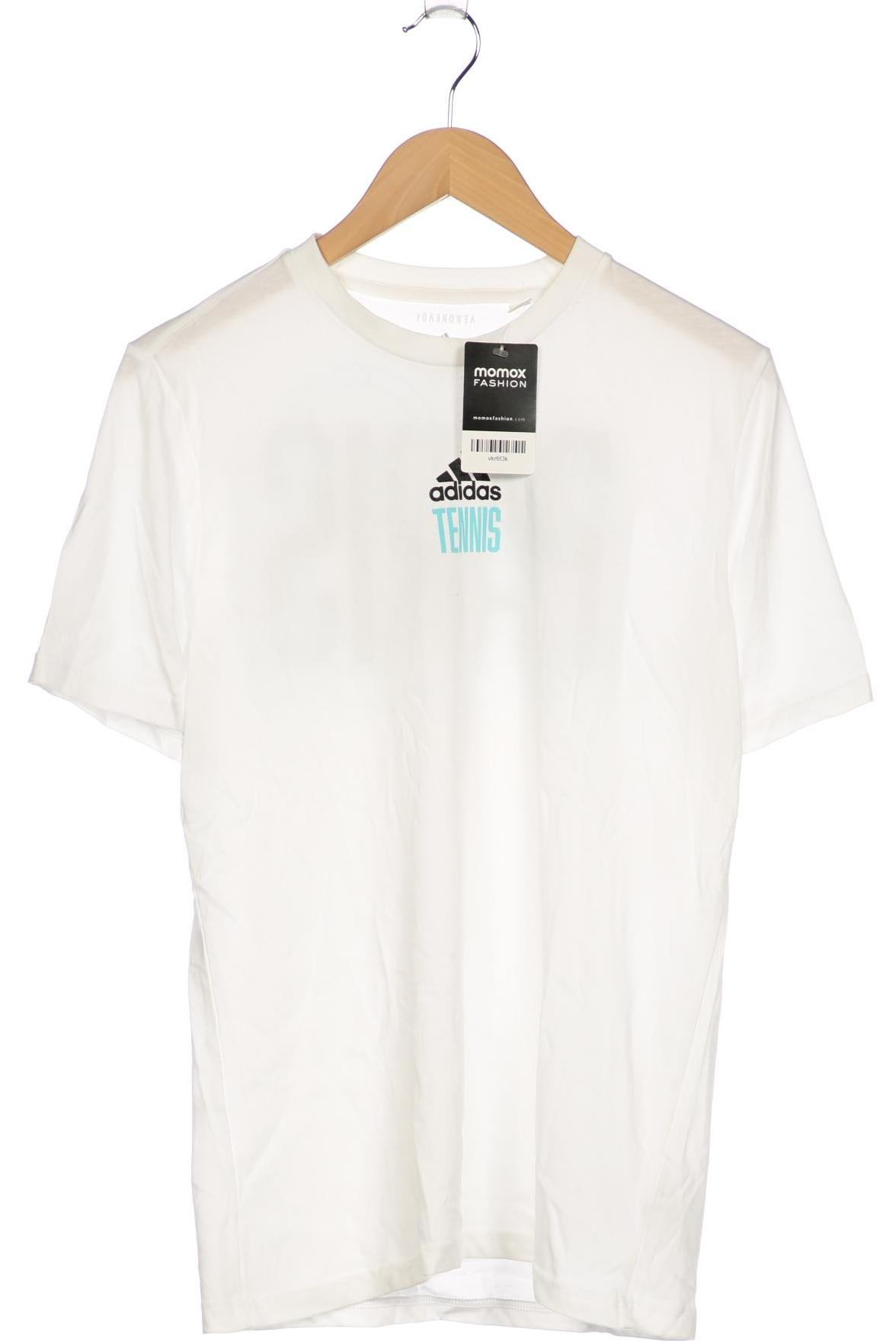 

adidas Herren T-Shirt, weiß, Gr. 46