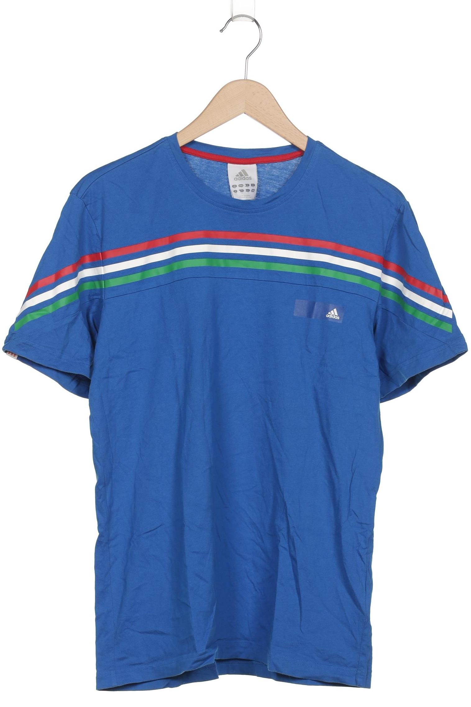 

adidas Herren T-Shirt, blau, Gr. 48