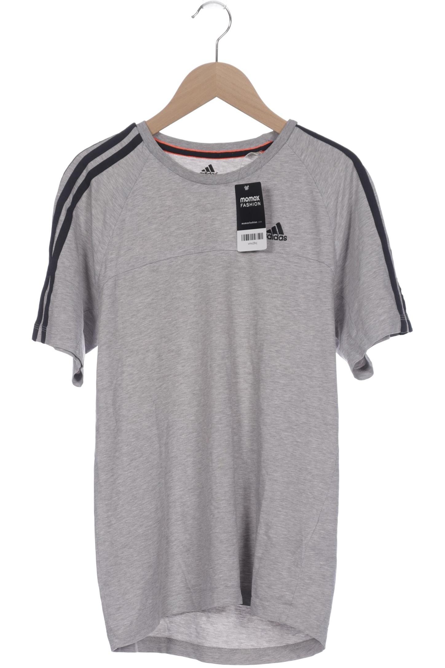 

adidas Herren T-Shirt, grau, Gr. 46