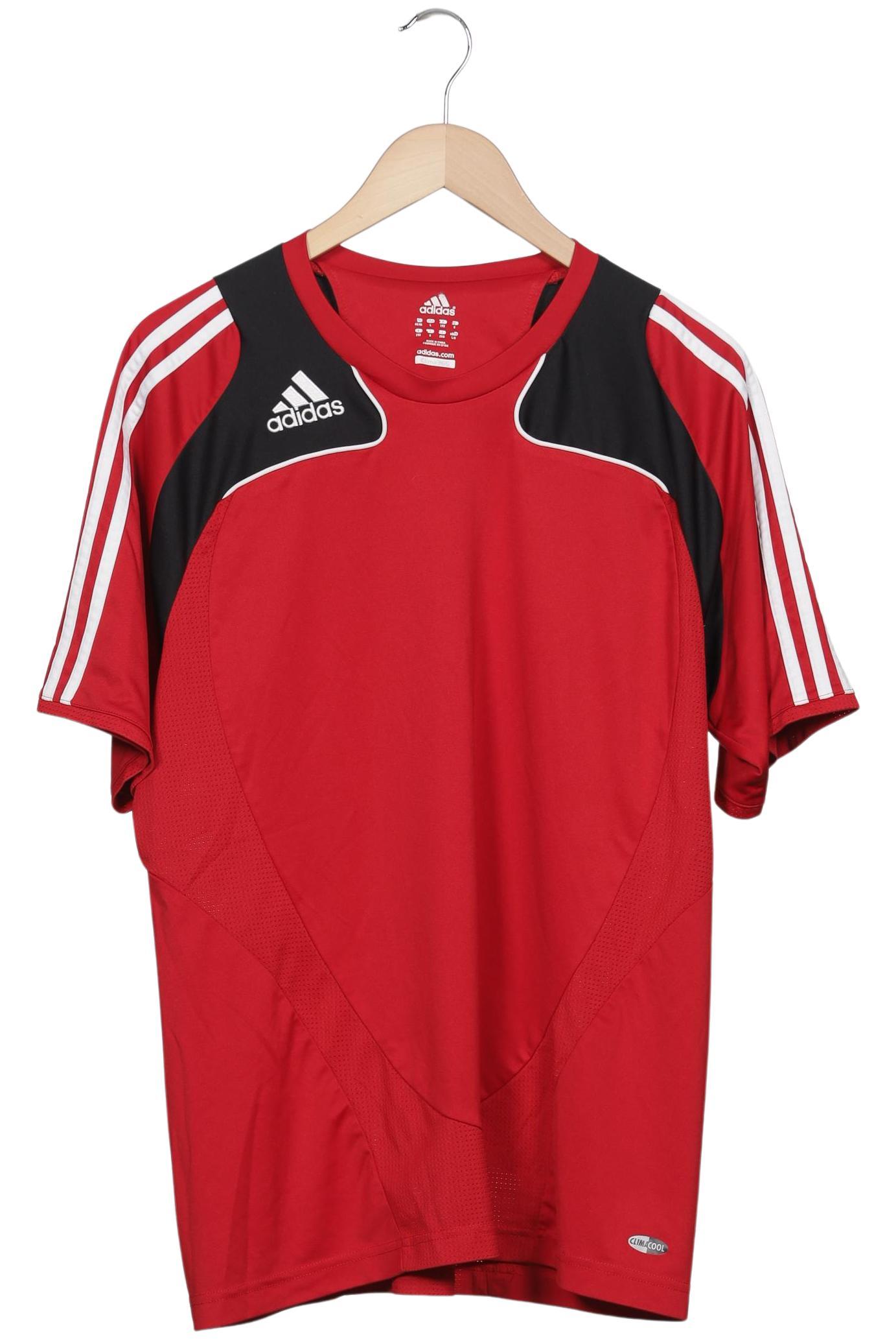 

adidas Herren T-Shirt, rot, Gr. 54