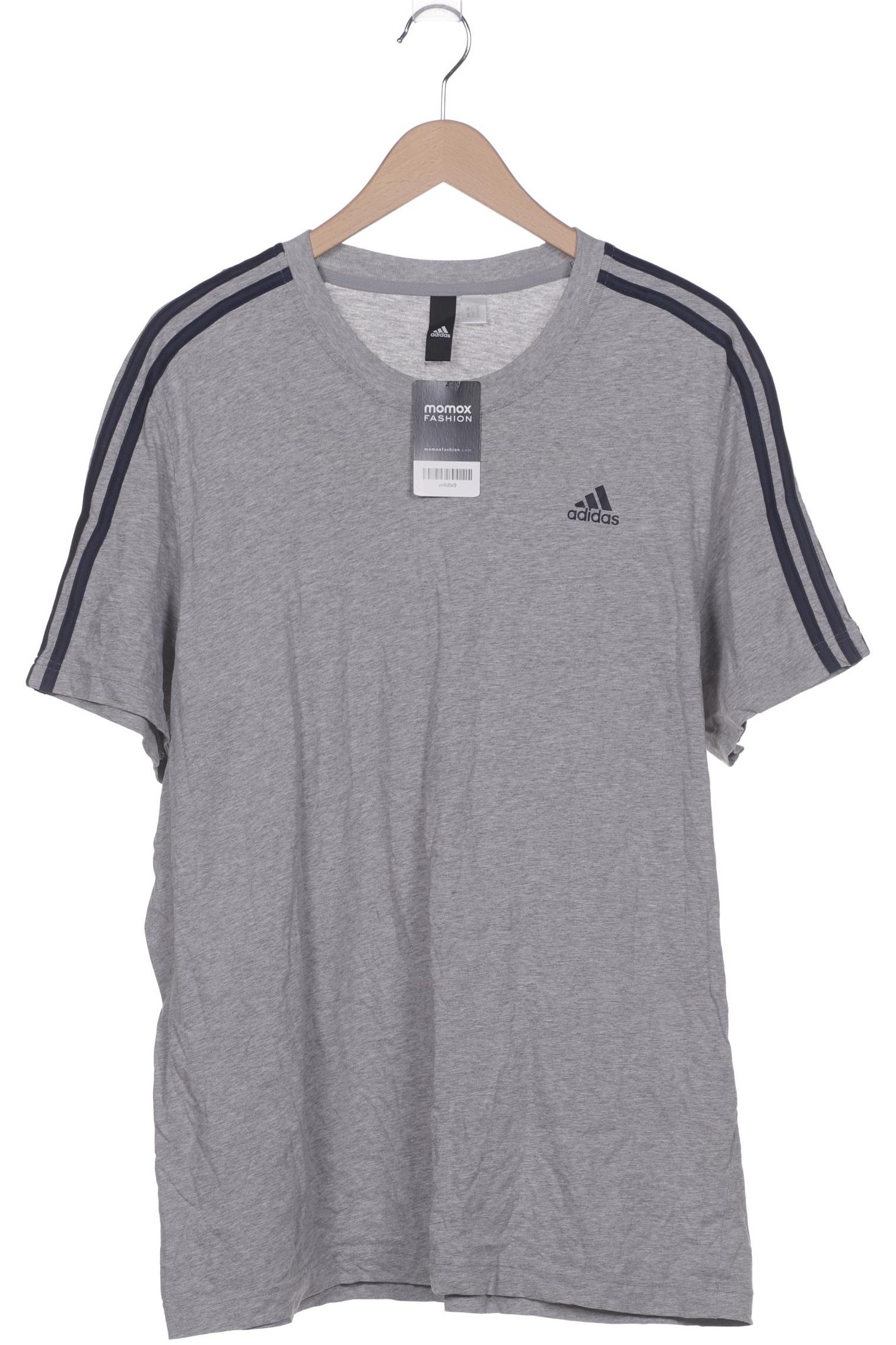 

adidas Herren T-Shirt, grau, Gr. 56