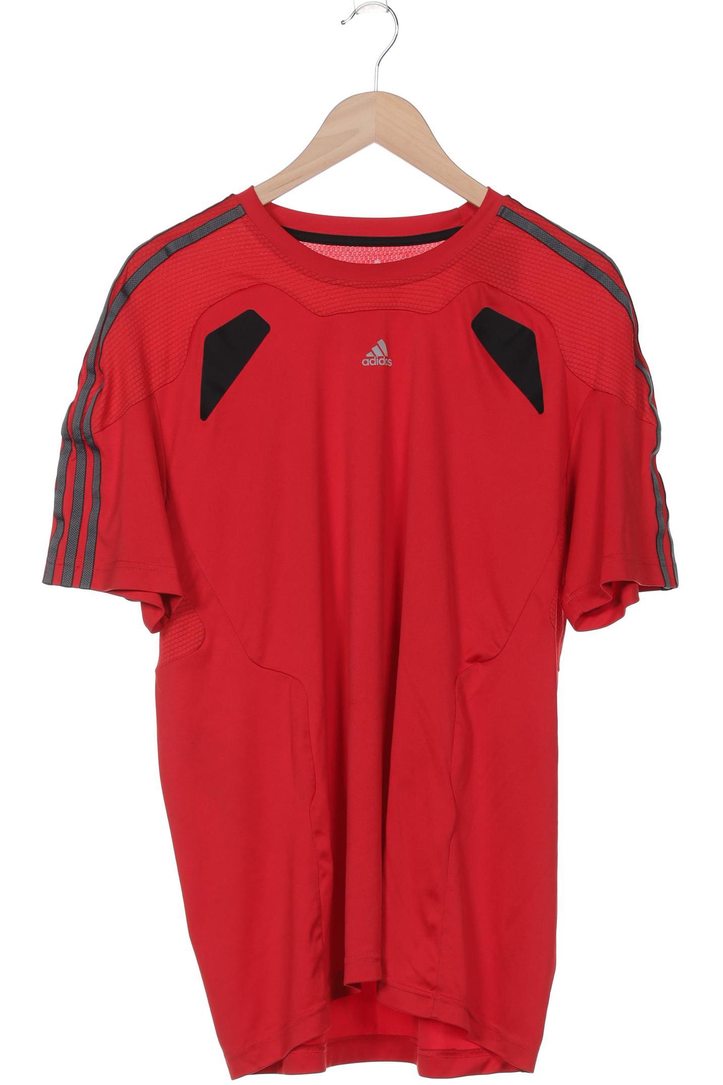 

adidas Herren T-Shirt, rot, Gr. 54