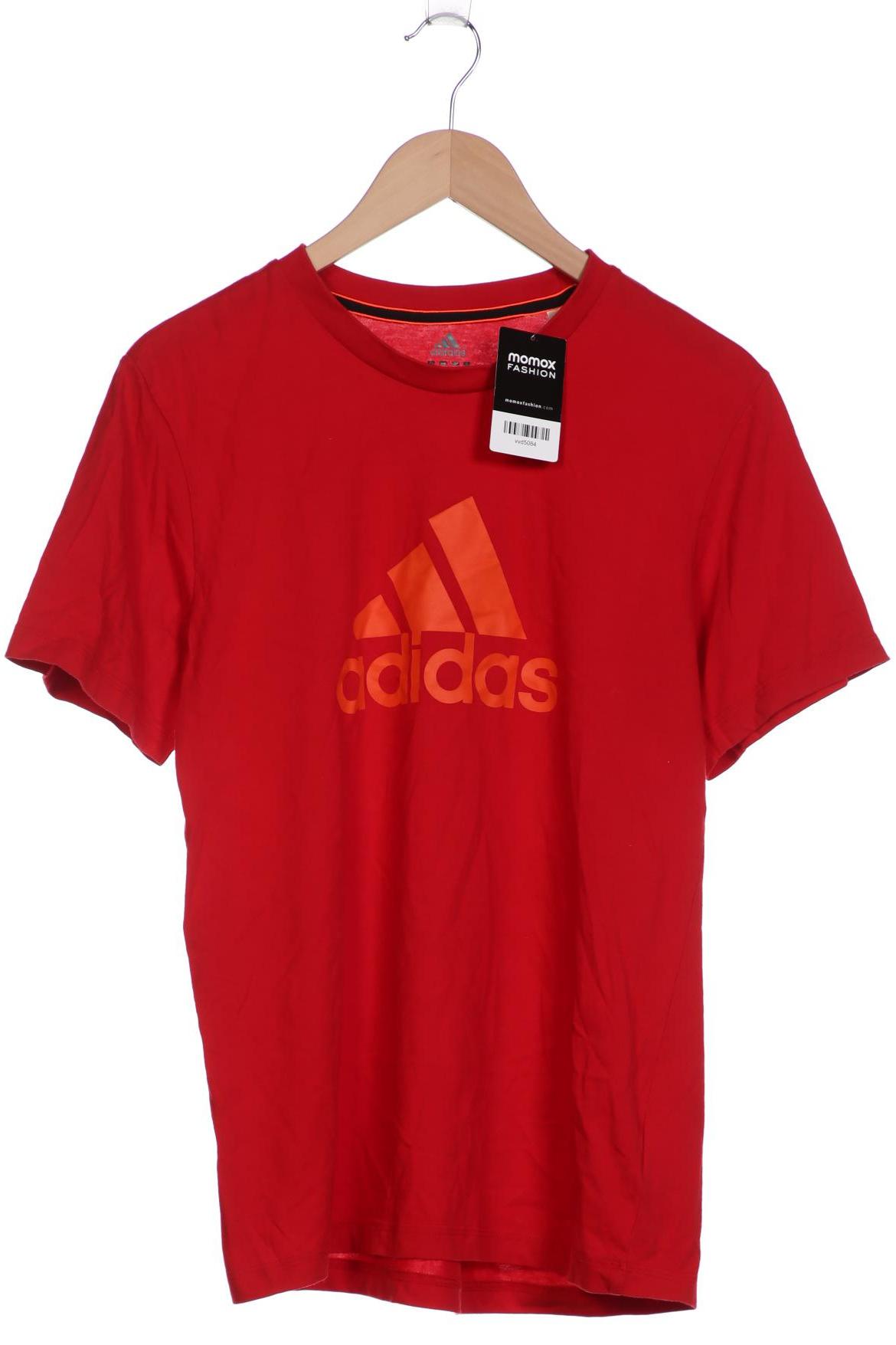 

adidas Herren T-Shirt, rot, Gr. 48