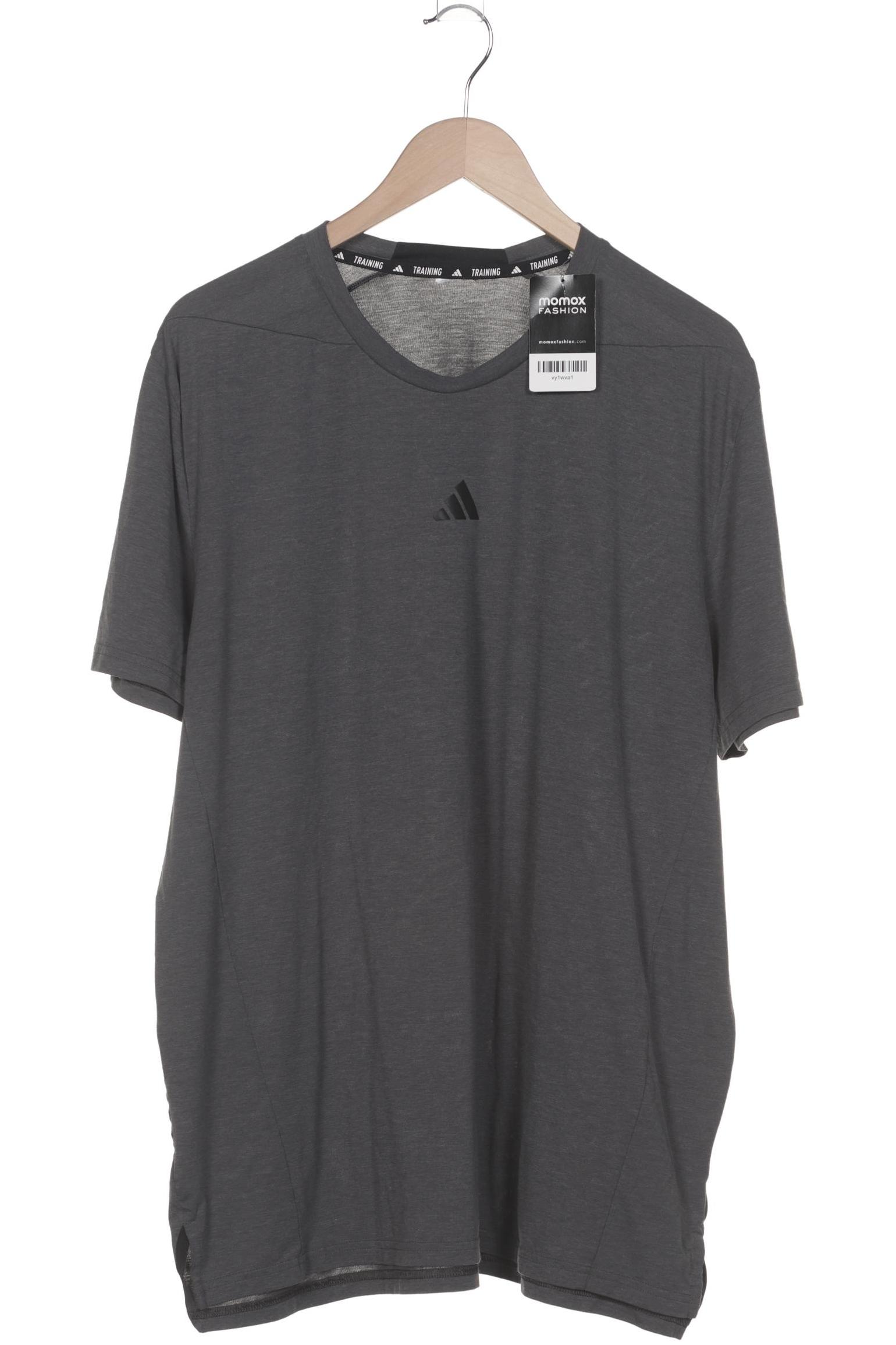 

adidas Herren T-Shirt, grau, Gr. 54