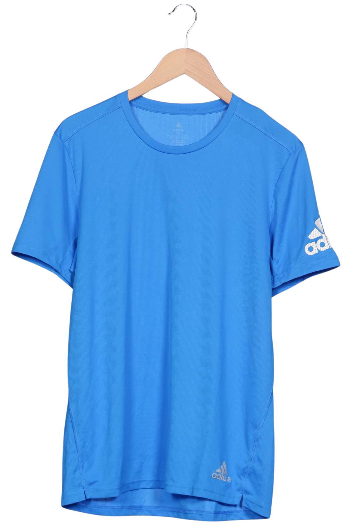 

adidas Herren T-Shirt, blau, Gr. 48