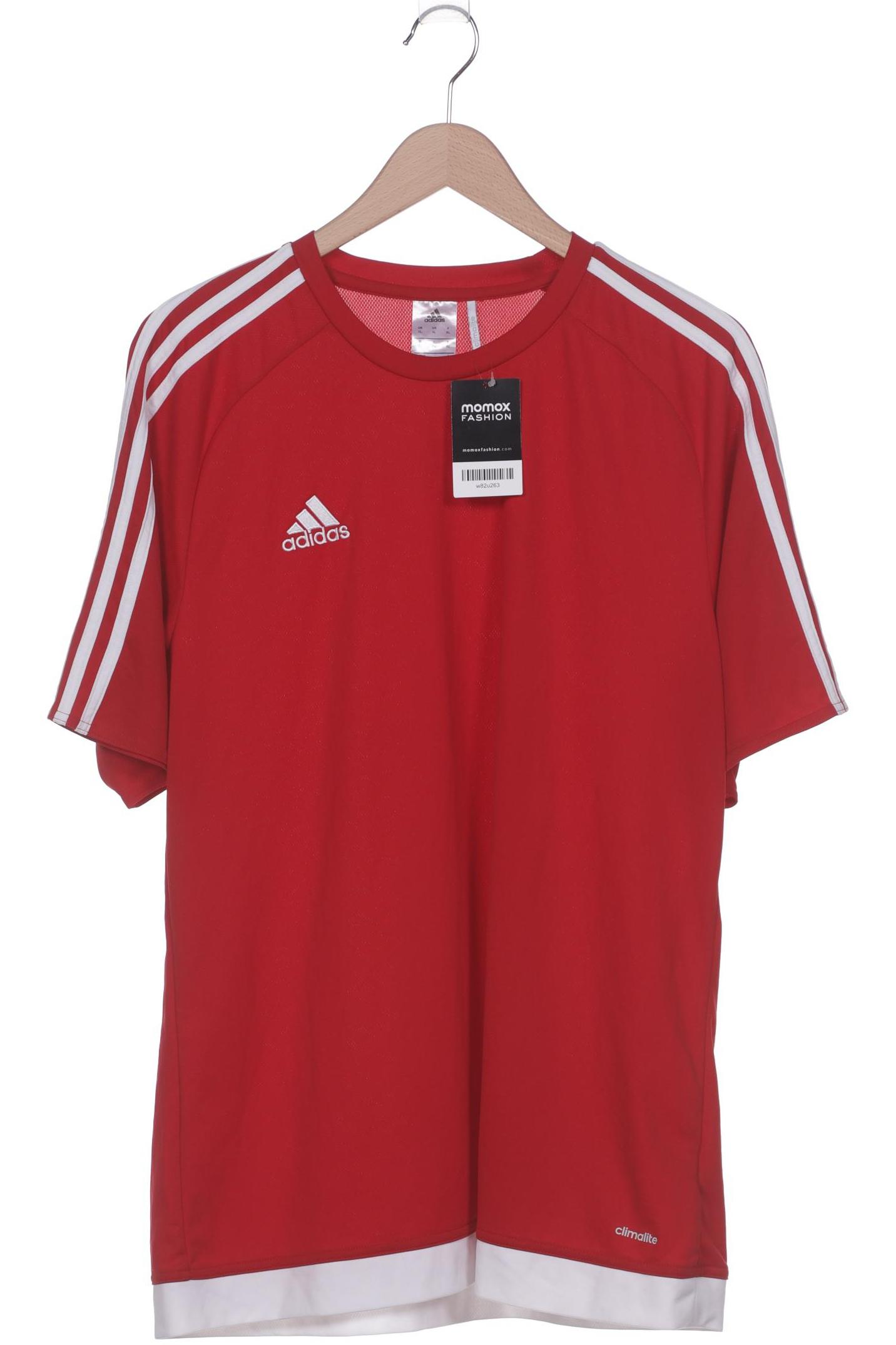 

adidas Herren T-Shirt, rot, Gr. 54