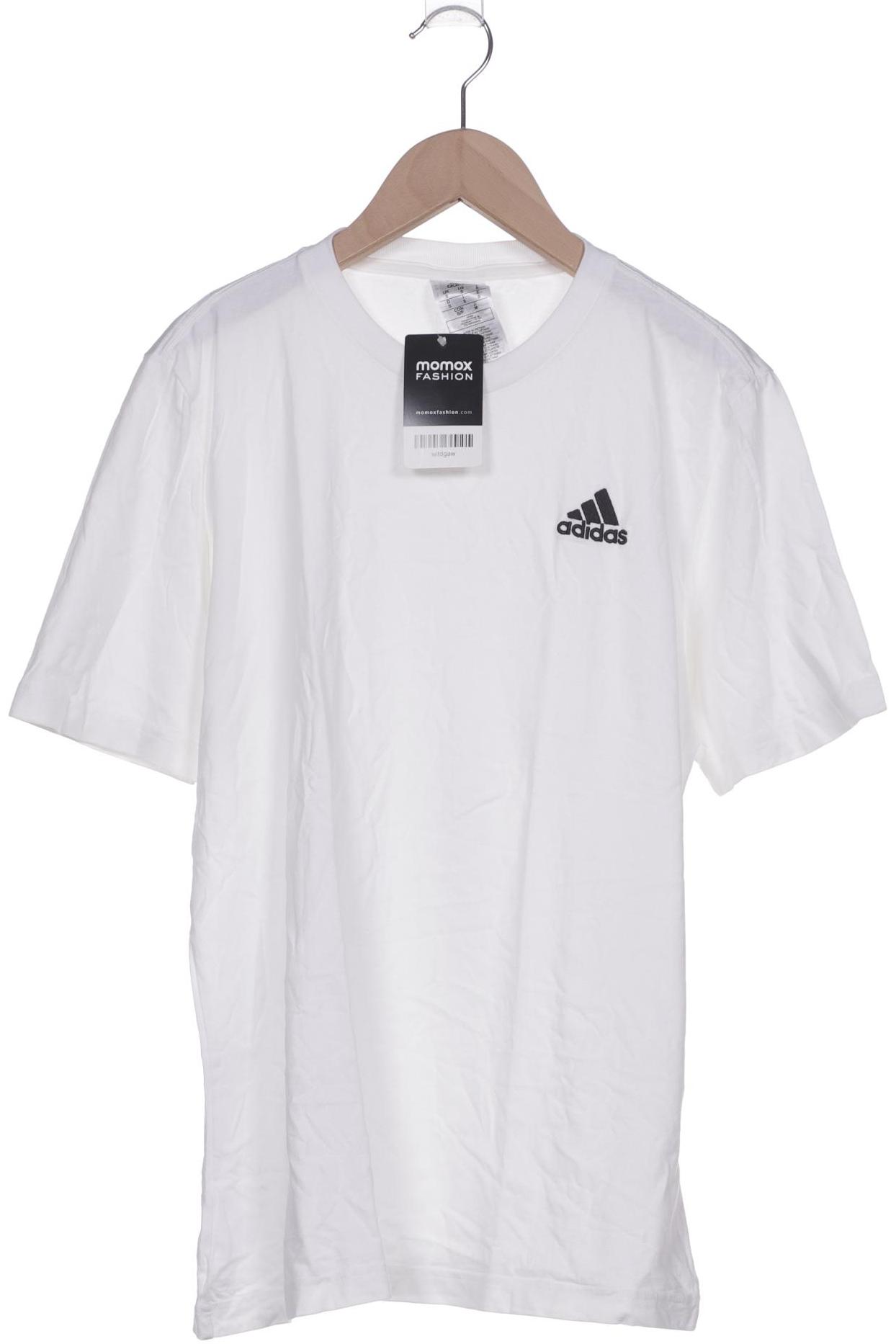

adidas Herren T-Shirt, weiß, Gr. 46