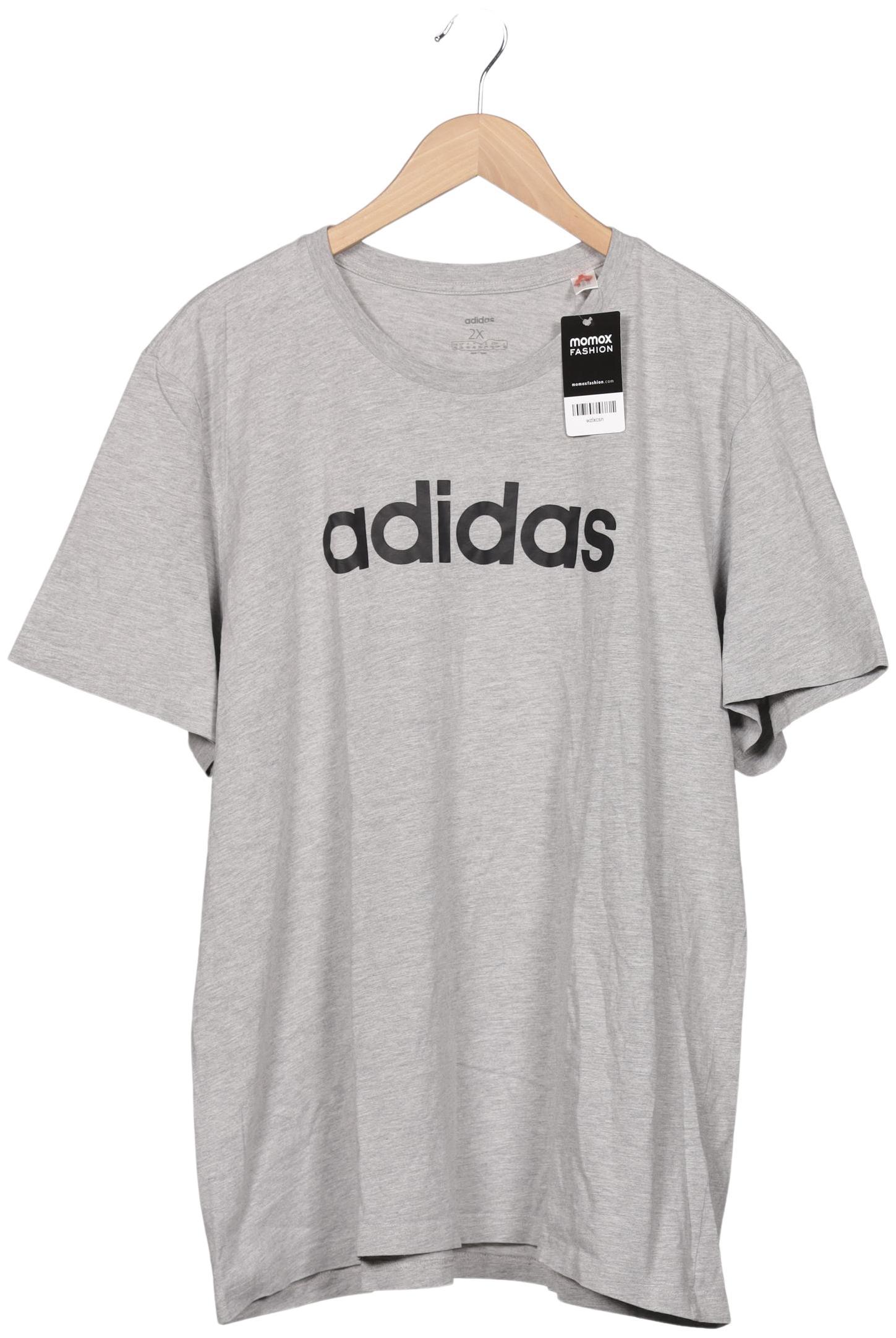 

adidas Herren T-Shirt, grau, Gr. 56