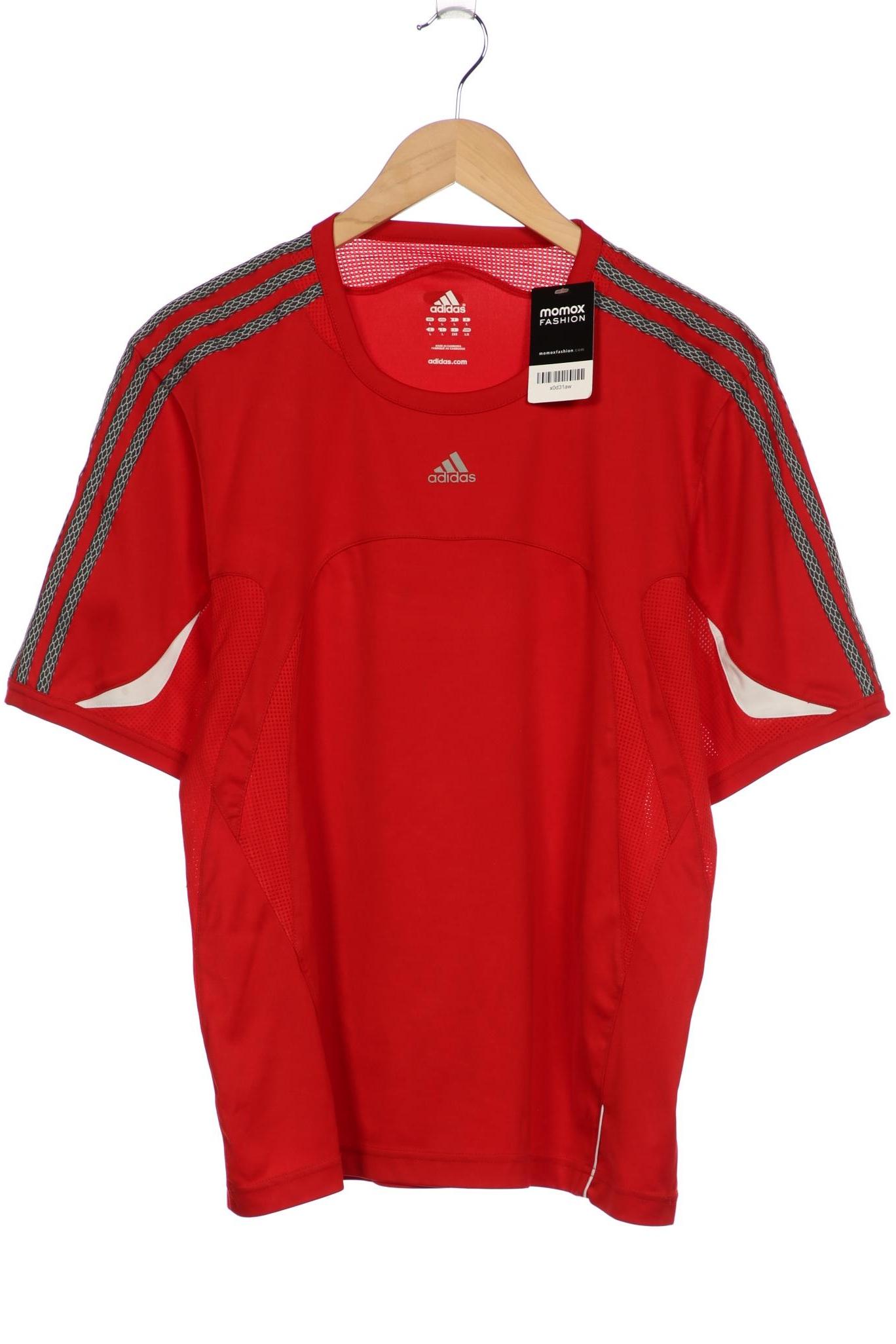 

adidas Herren T-Shirt, rot, Gr. 52