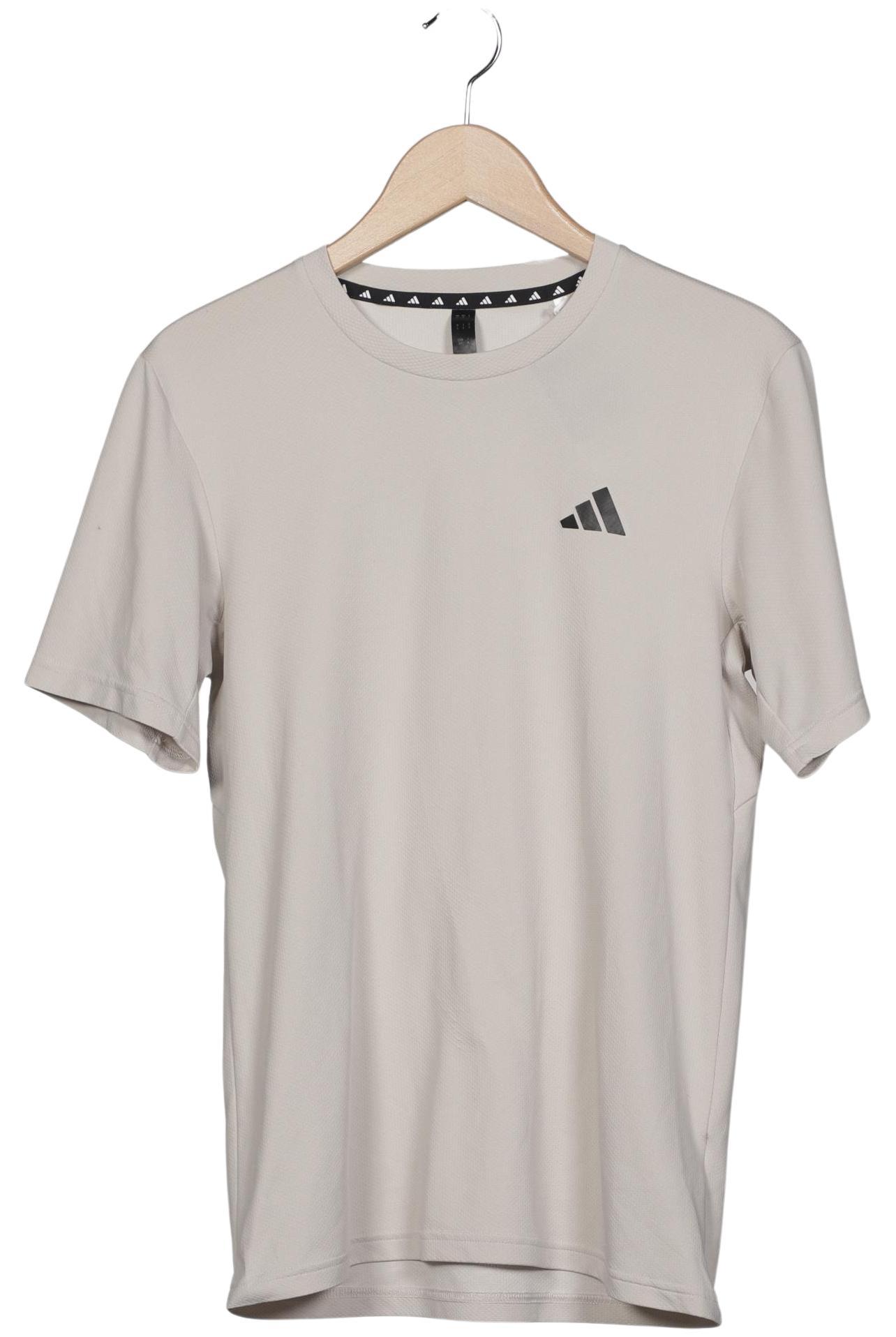 

adidas Herren T-Shirt, grau, Gr. 46