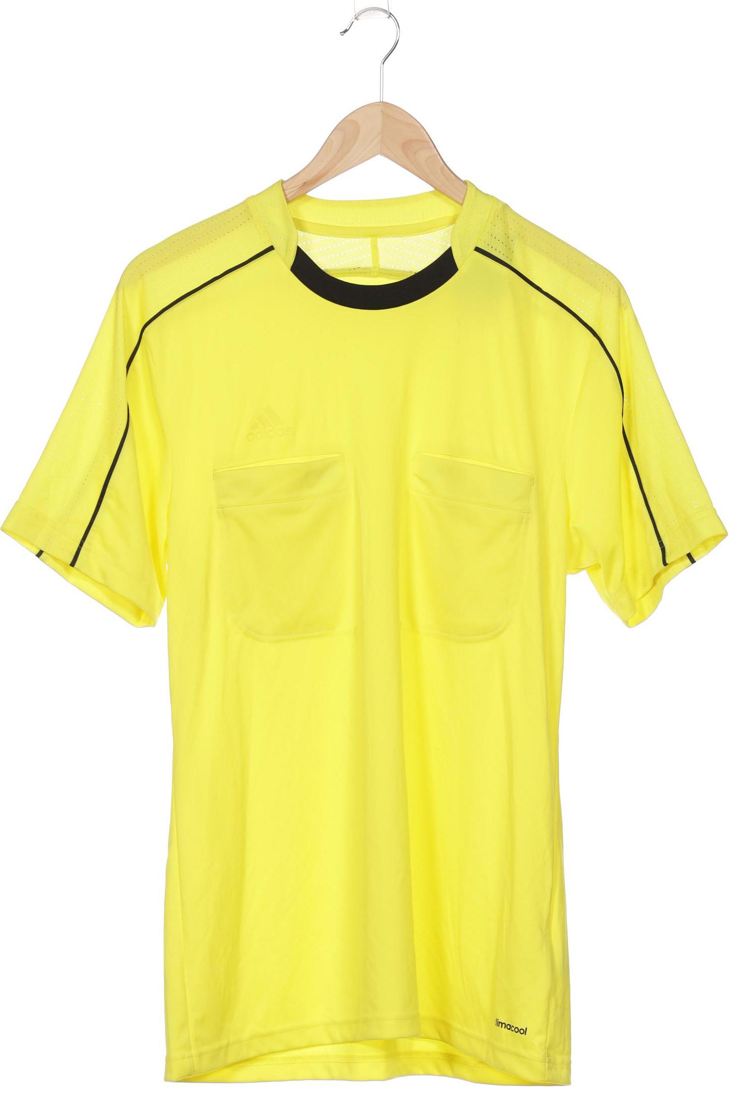 

adidas Herren T-Shirt, gelb, Gr. 48