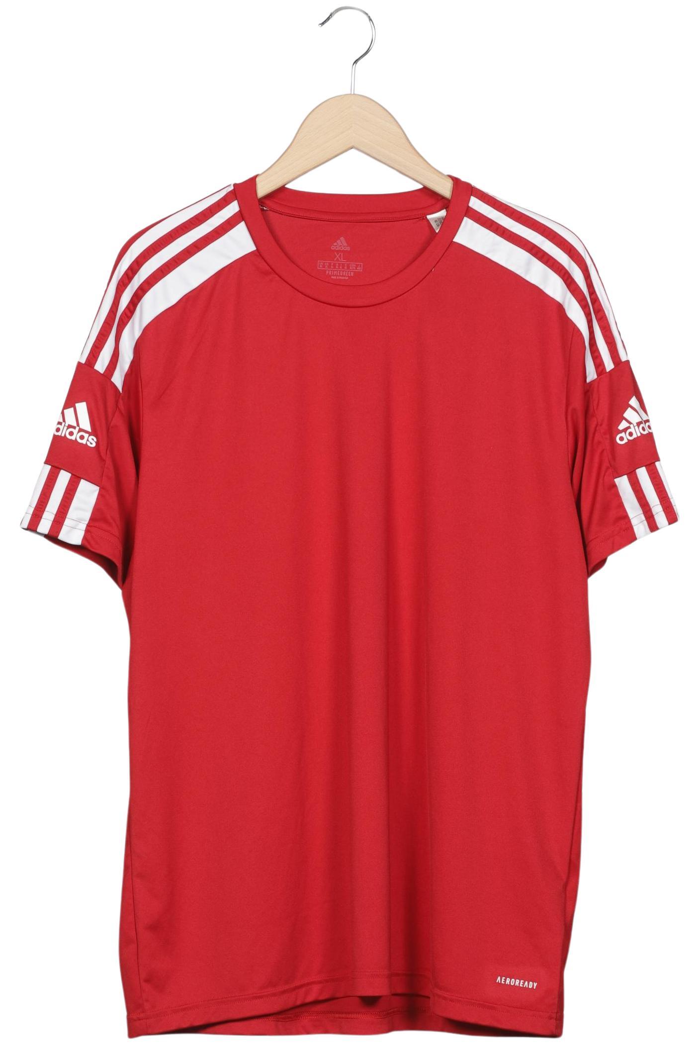 

adidas Herren T-Shirt, rot, Gr. 54