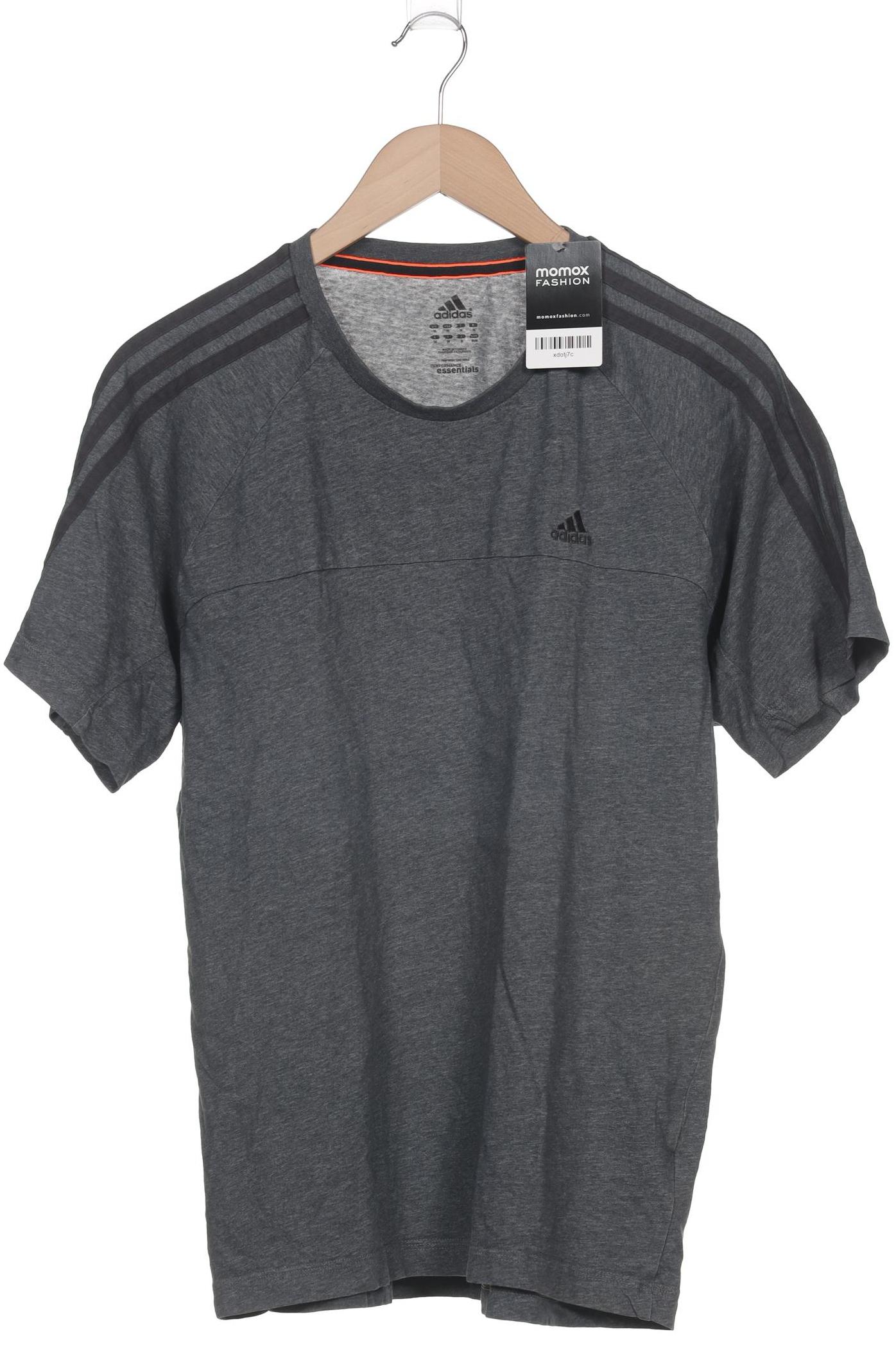 

adidas Herren T-Shirt, grau, Gr. 48