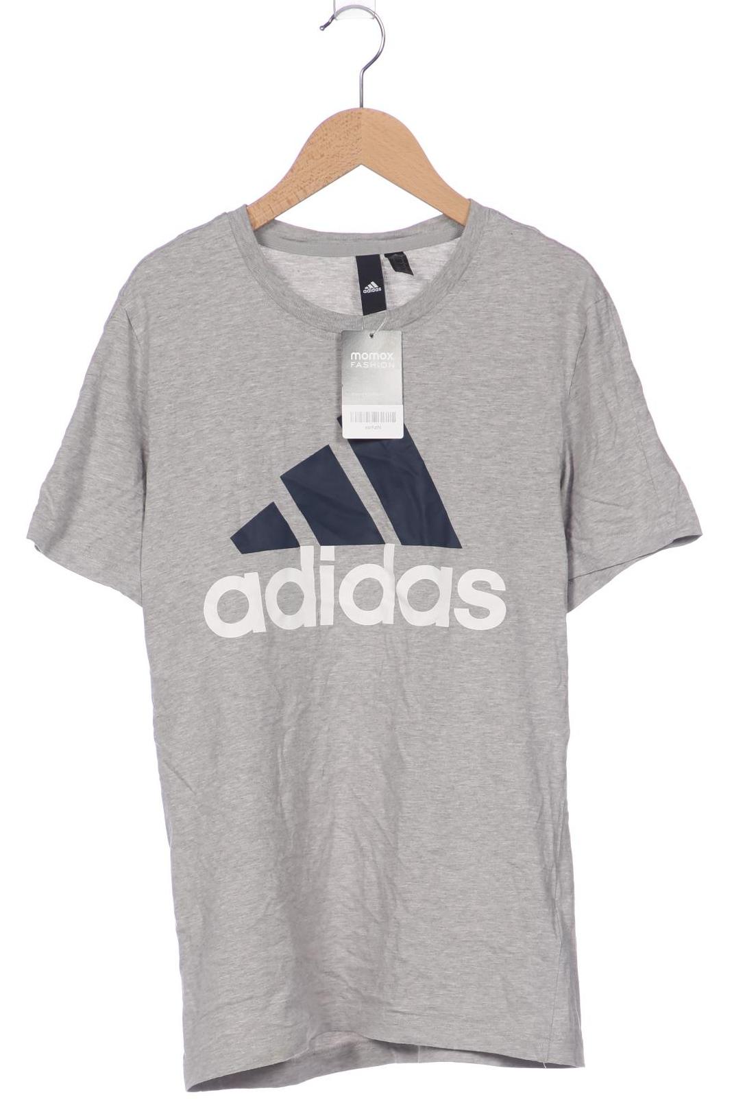 

adidas Herren T-Shirt, grau, Gr. 46