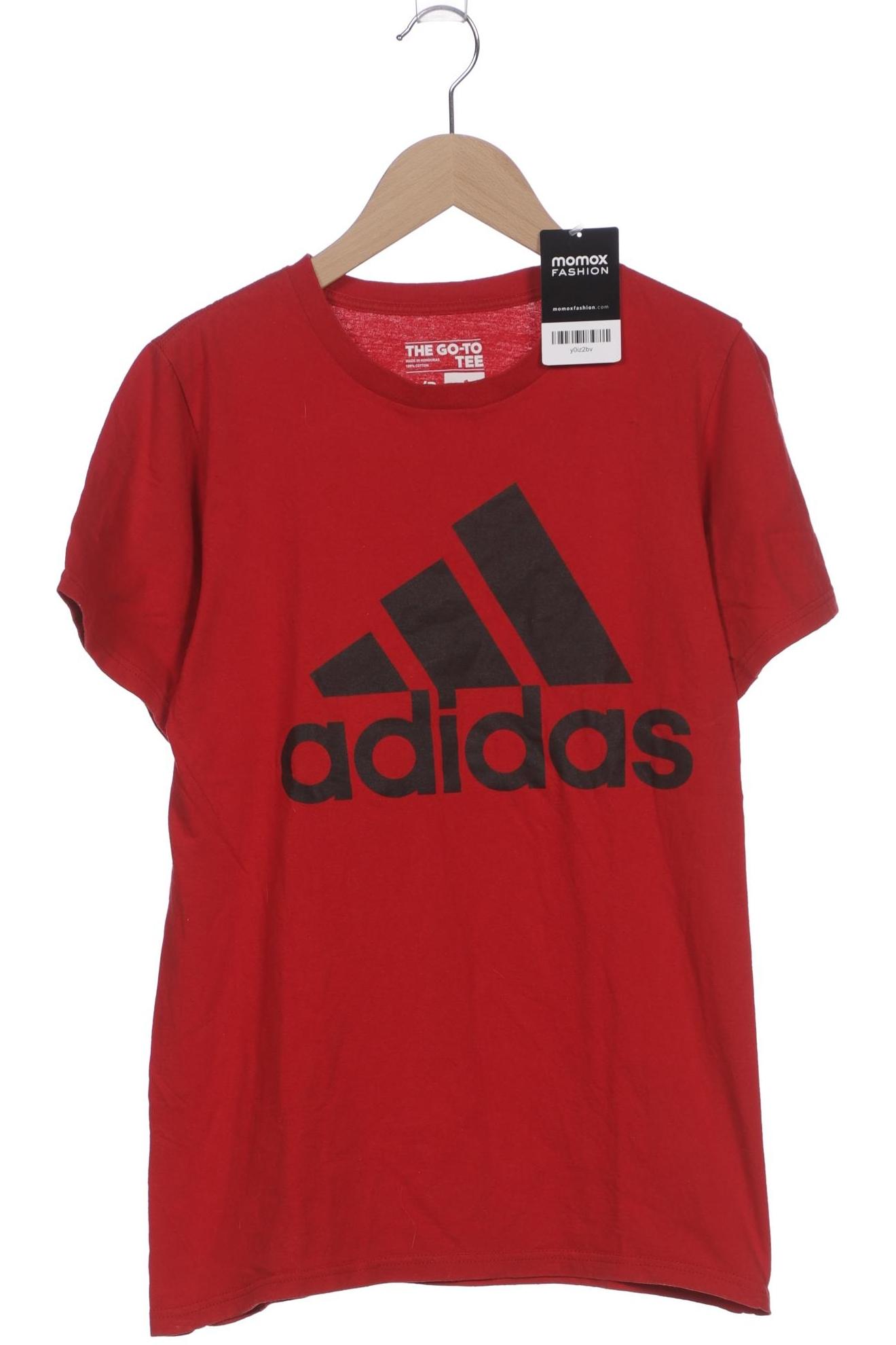 

adidas Herren T-Shirt, rot, Gr. 46