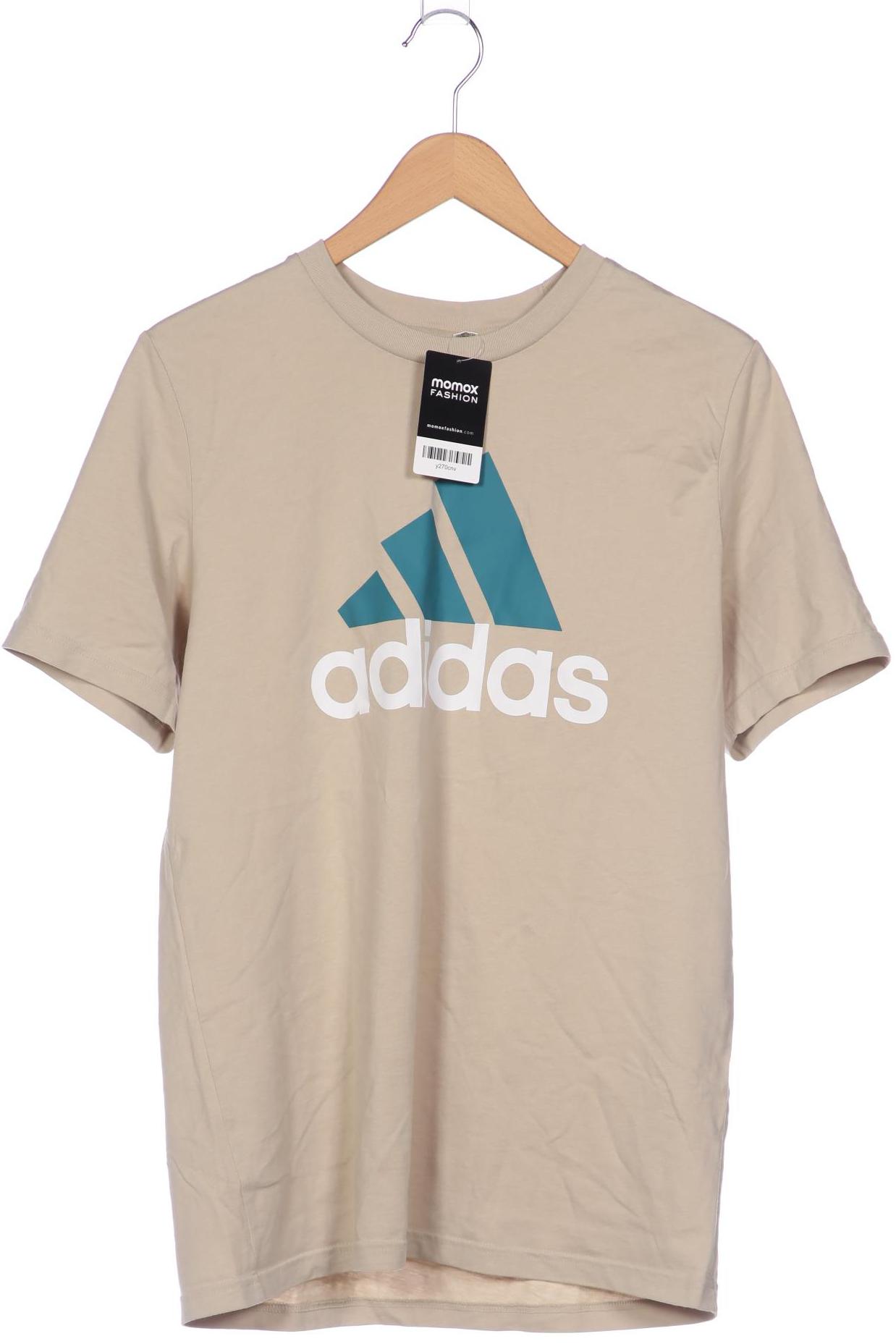 

adidas Herren T-Shirt, beige, Gr. 48
