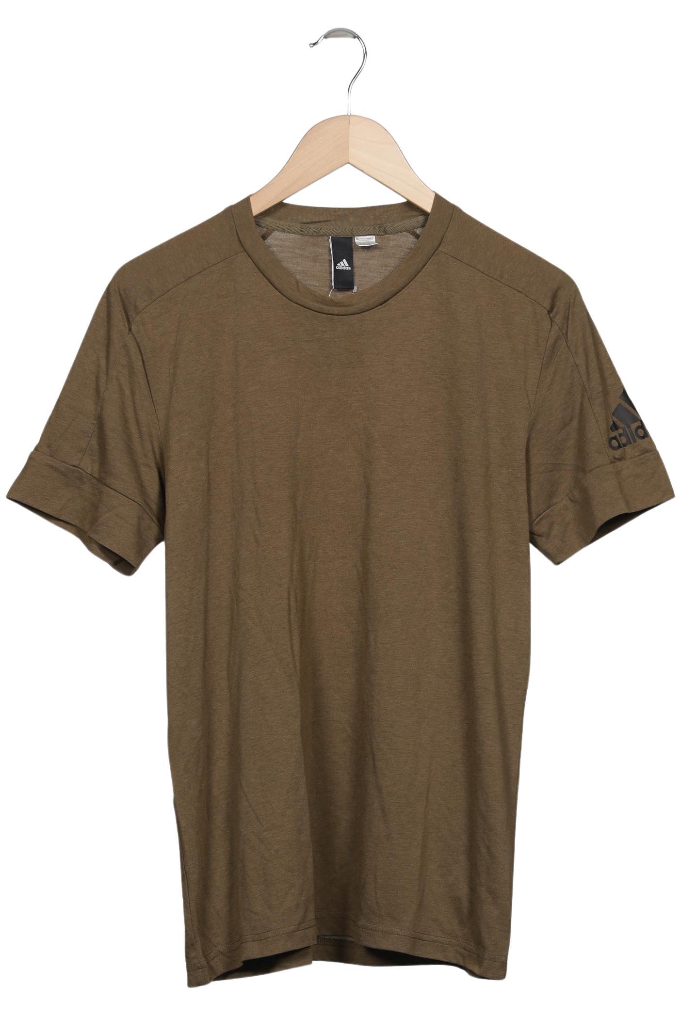 

adidas Herren T-Shirt, braun, Gr. 48