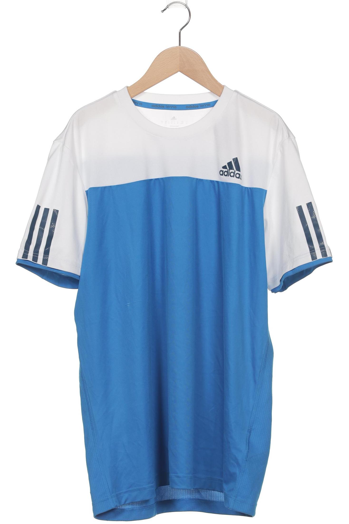 

adidas Herren T-Shirt, blau, Gr. 48