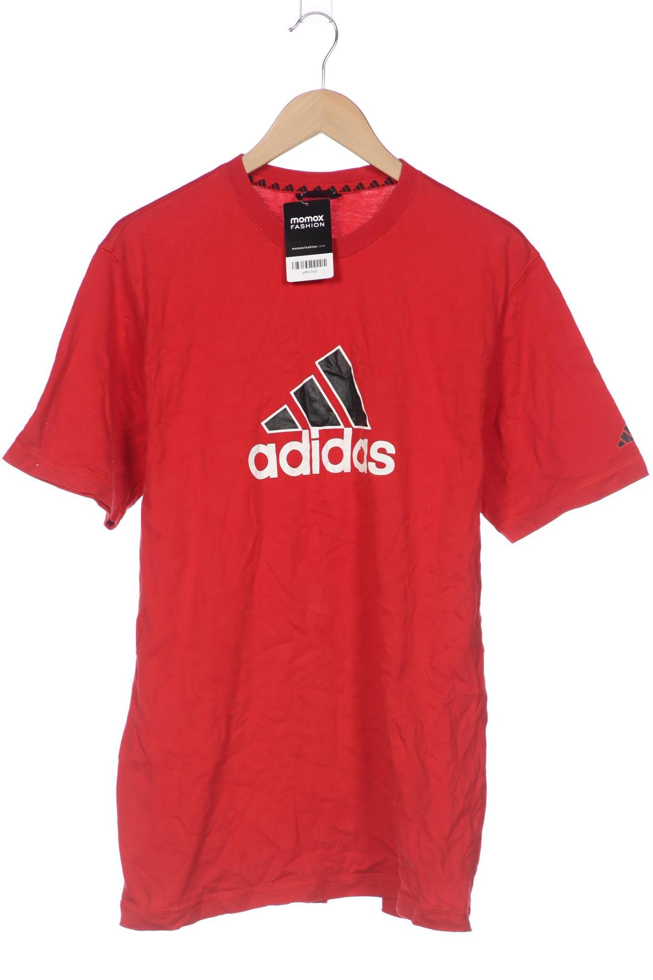 

adidas Herren T-Shirt, rot, Gr. 48