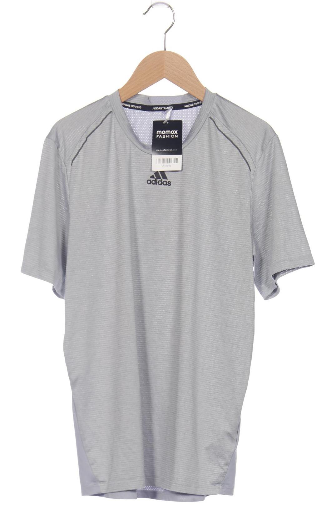 

adidas Herren T-Shirt, grau, Gr. 46