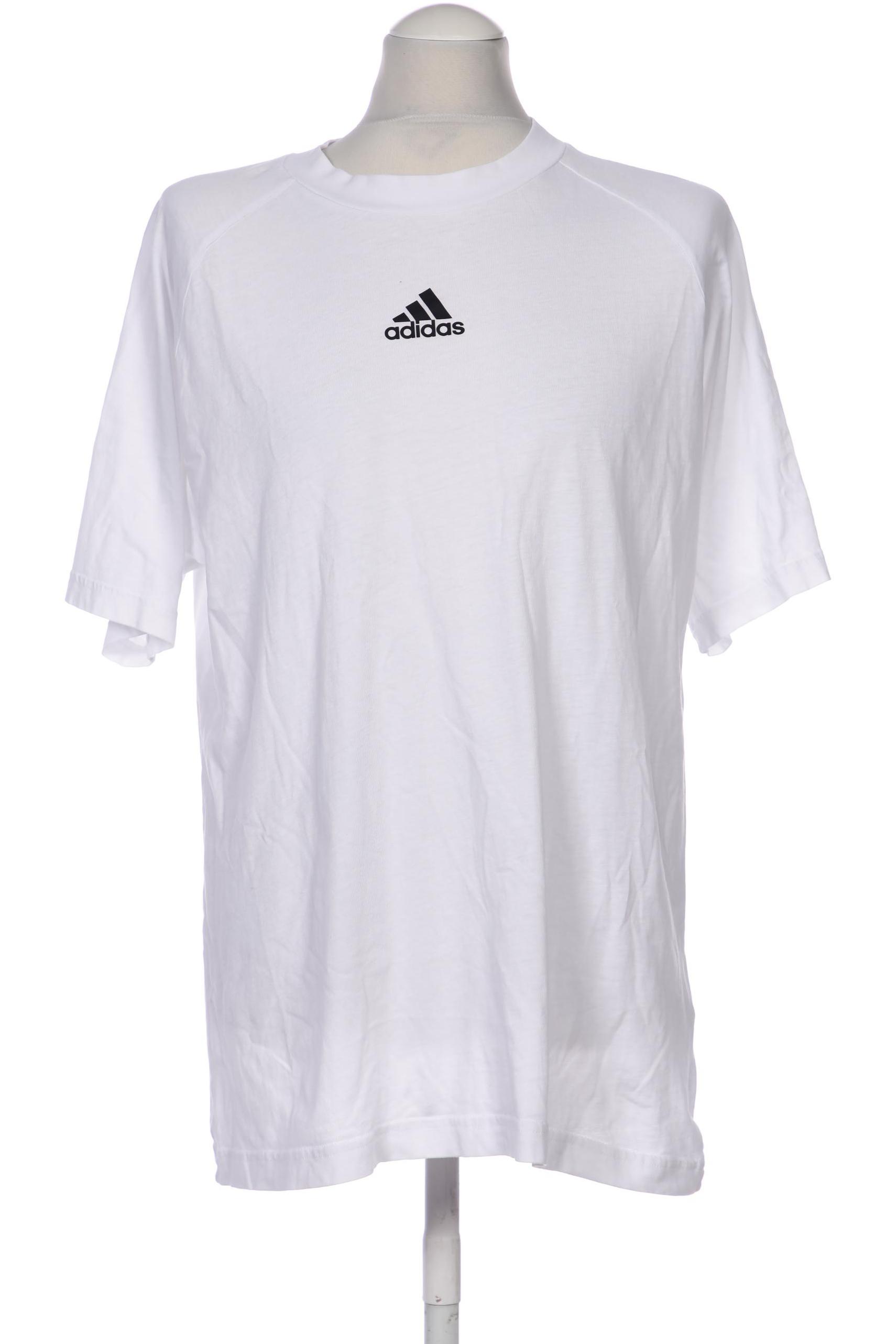

adidas Herren T-Shirt, weiß, Gr. 48