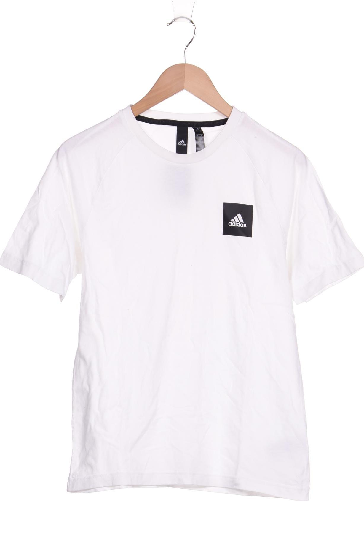 

adidas Herren T-Shirt, weiß, Gr. 46