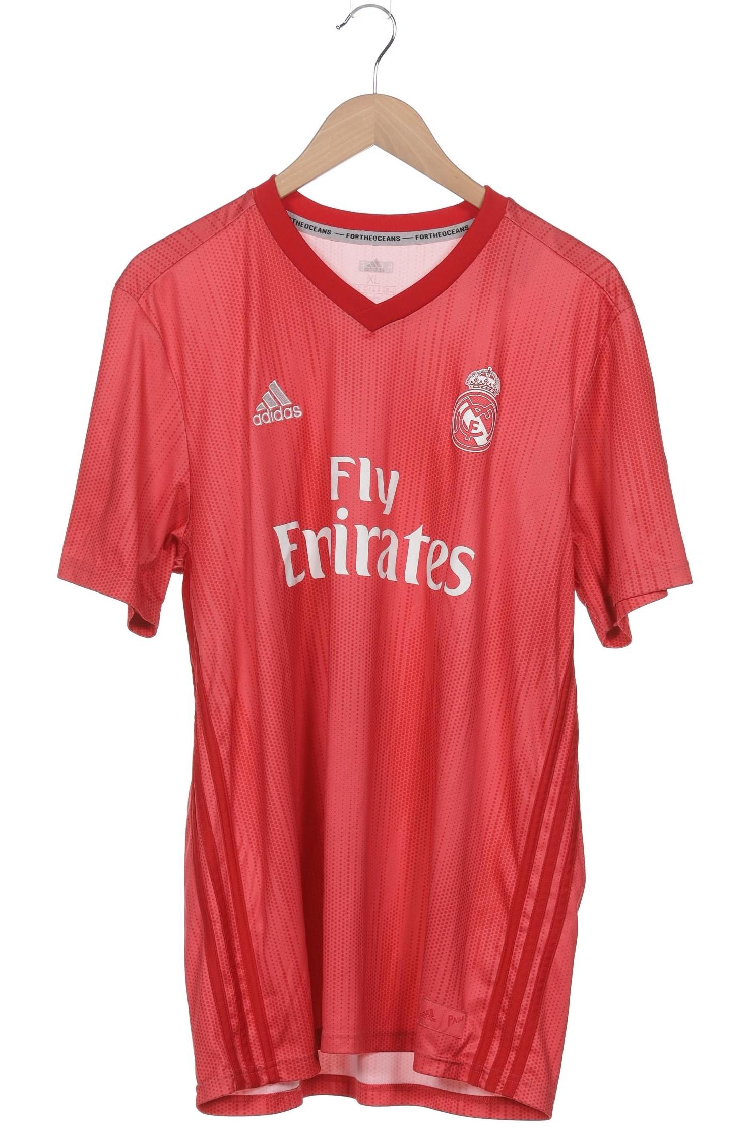 

adidas Herren T-Shirt, rot, Gr. 54