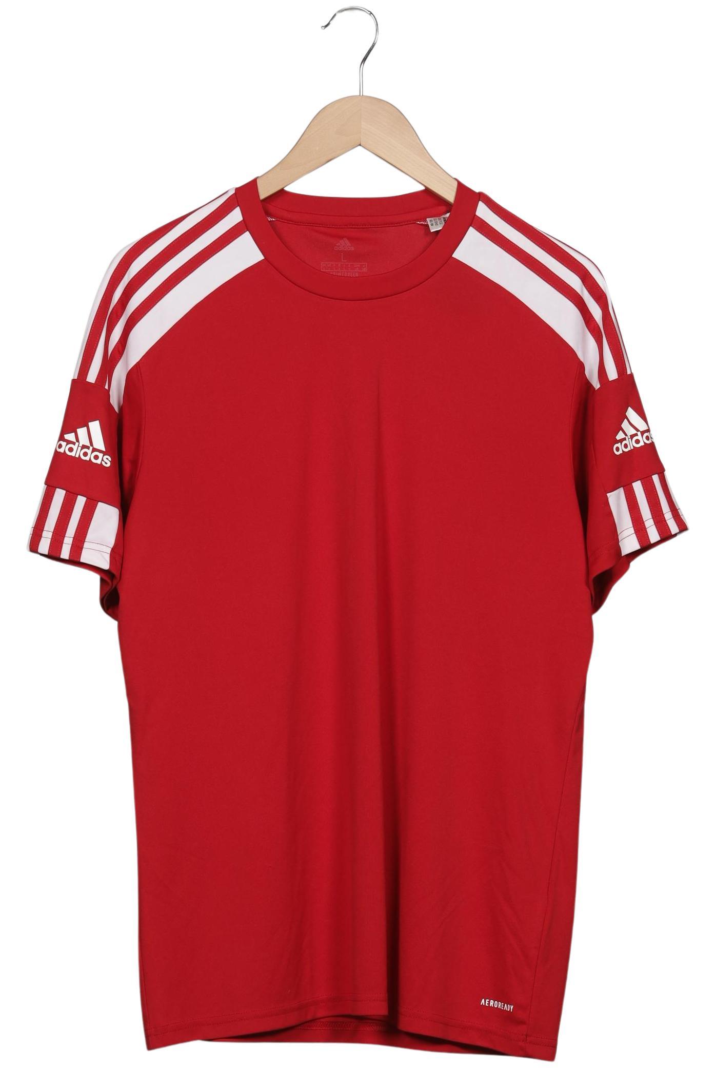

adidas Herren T-Shirt, rot, Gr. 52