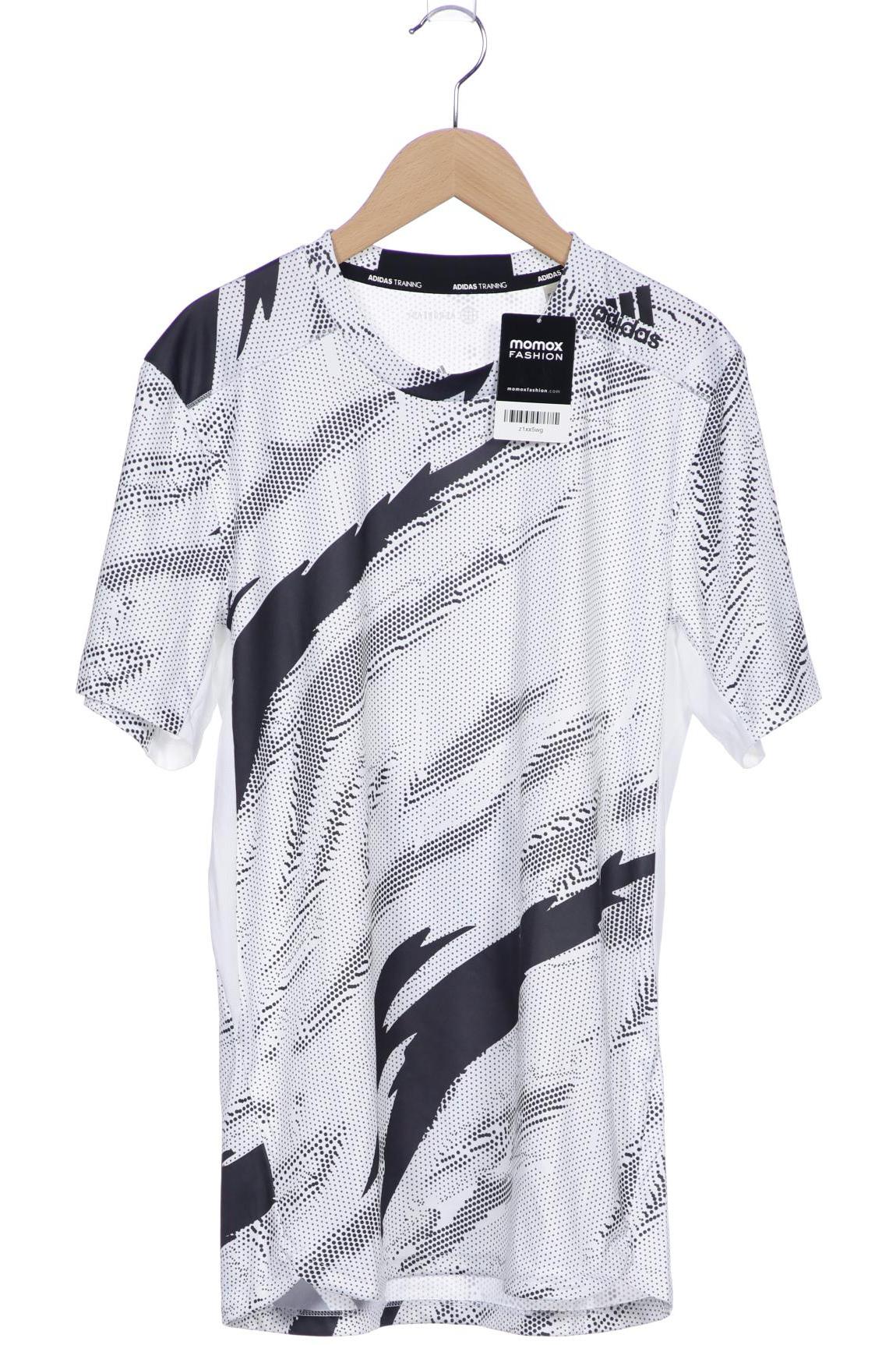 

adidas Herren T-Shirt, weiß, Gr. 46
