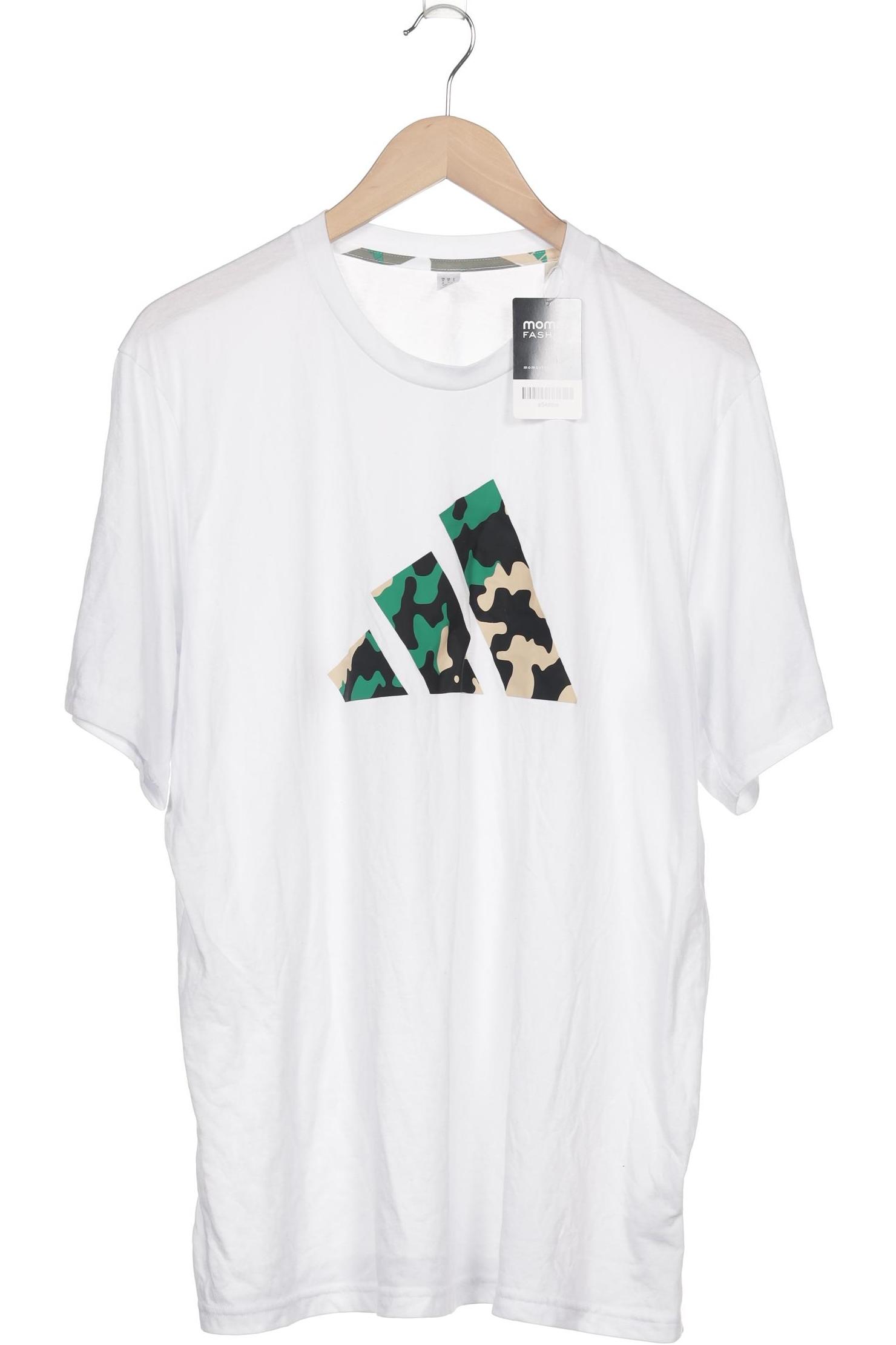 

adidas Herren T-Shirt, weiß, Gr. 54