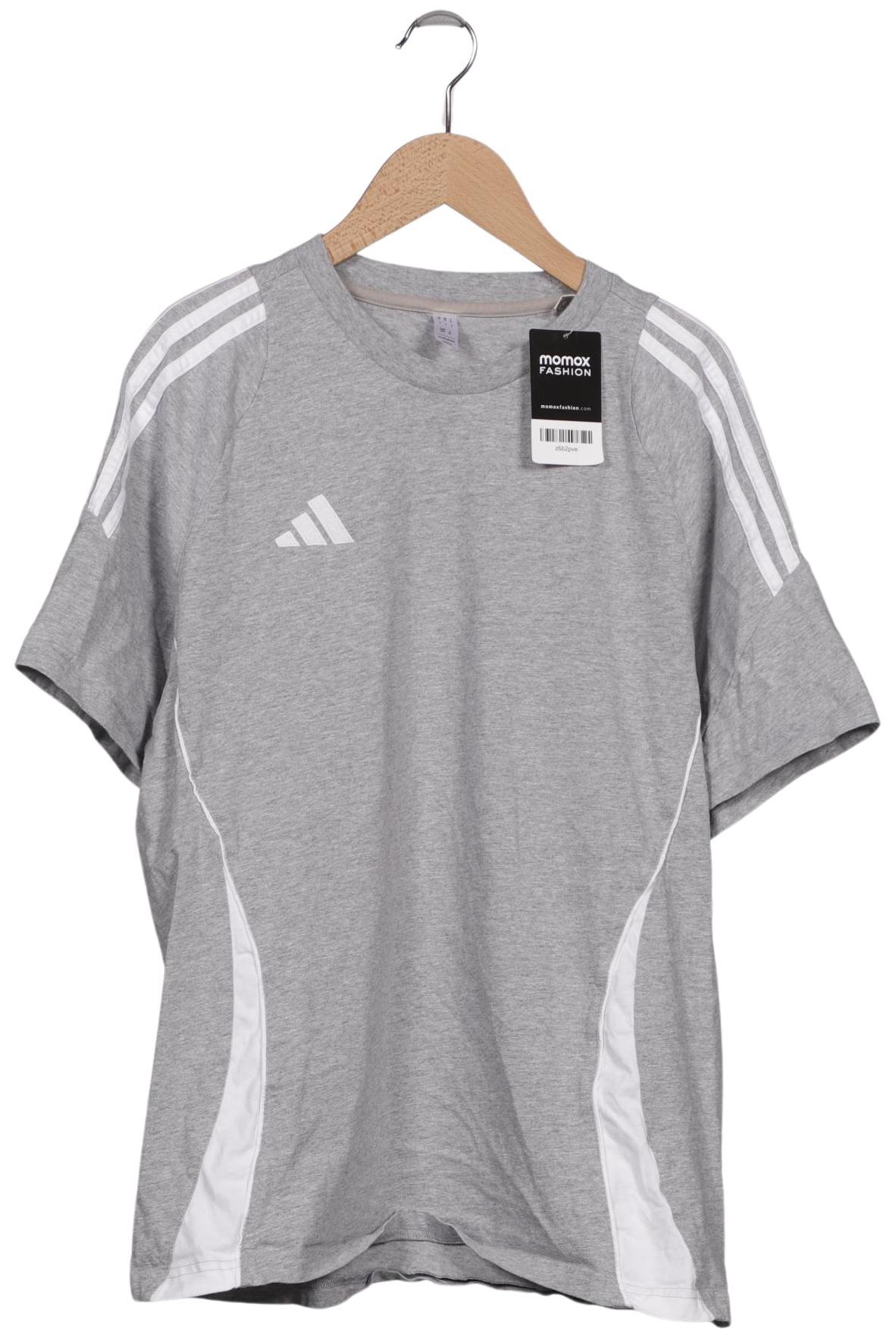 

adidas Herren T-Shirt, grau, Gr. 48