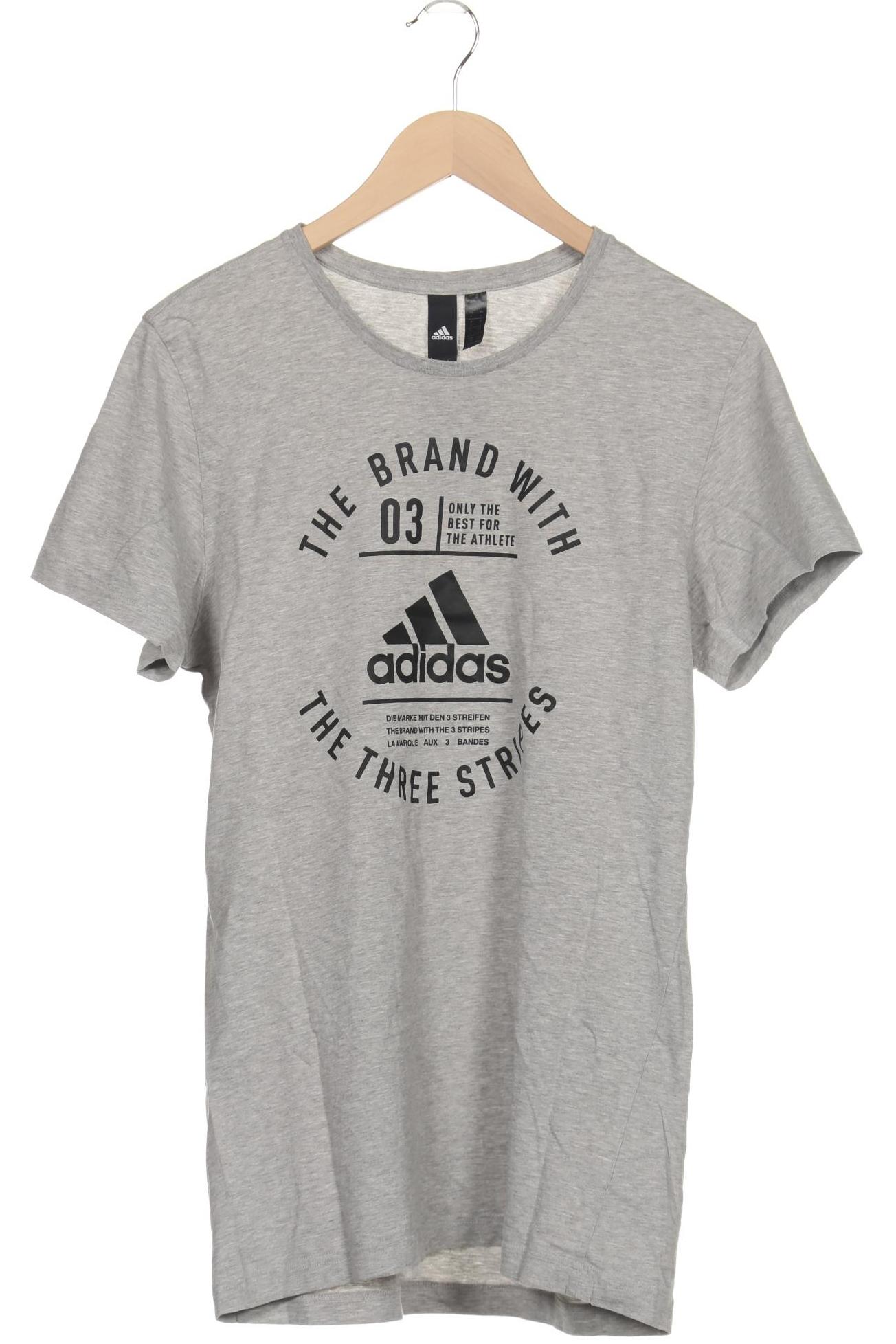 

adidas Herren T-Shirt, grau, Gr. 52