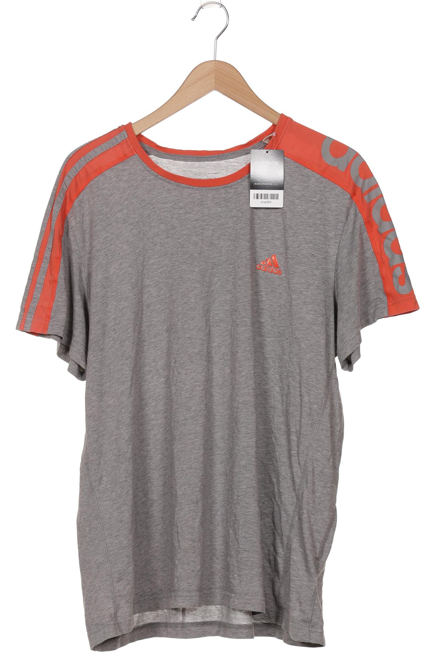 

adidas Herren T-Shirt, grau, Gr. 56