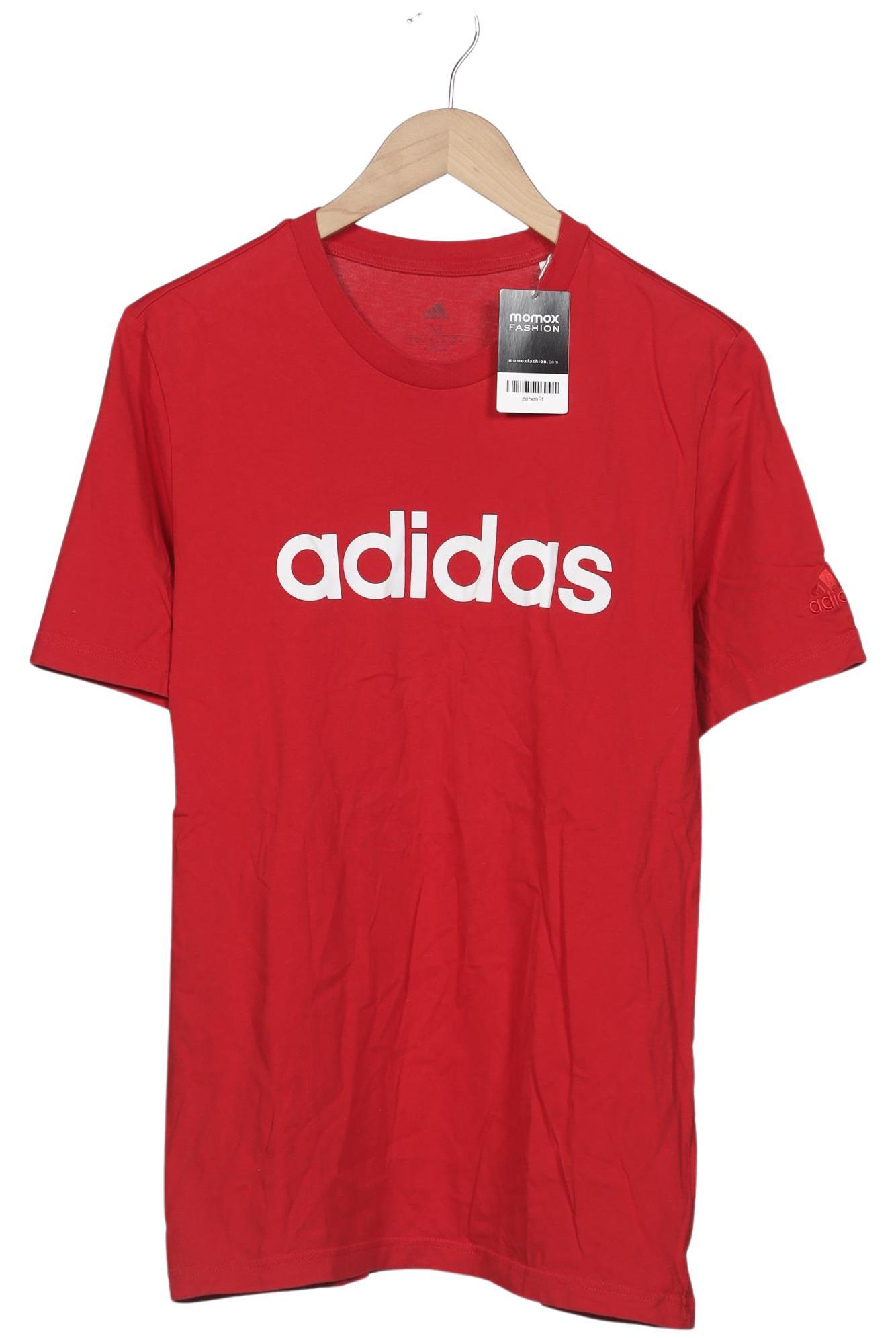 

adidas Herren T-Shirt, rot, Gr. 48