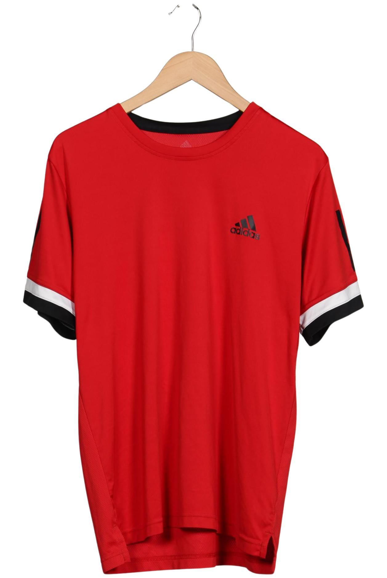 

adidas Herren T-Shirt, rot, Gr. 52